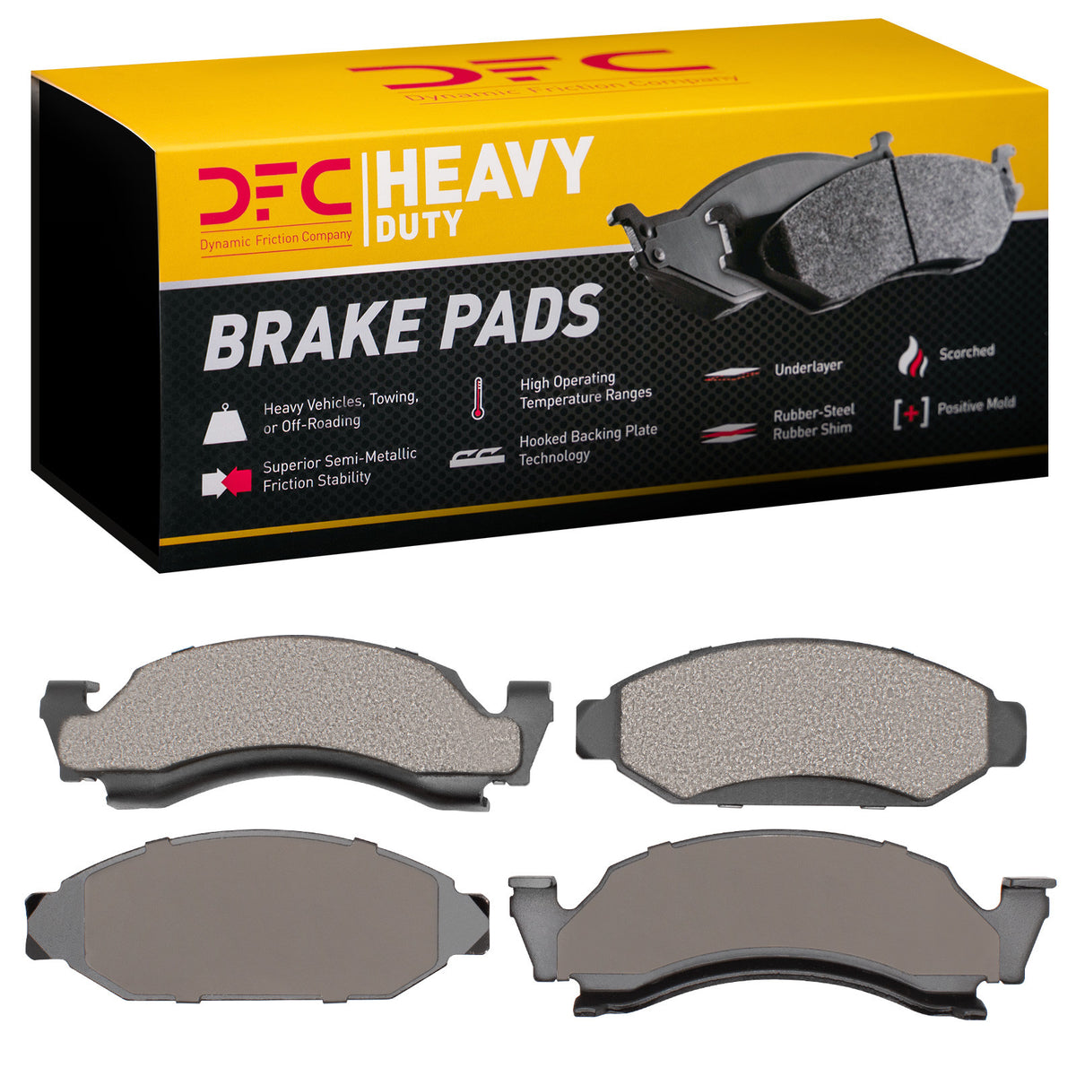 1214-0375-00 DFC Heavy Duty Pads - Semi Metallic