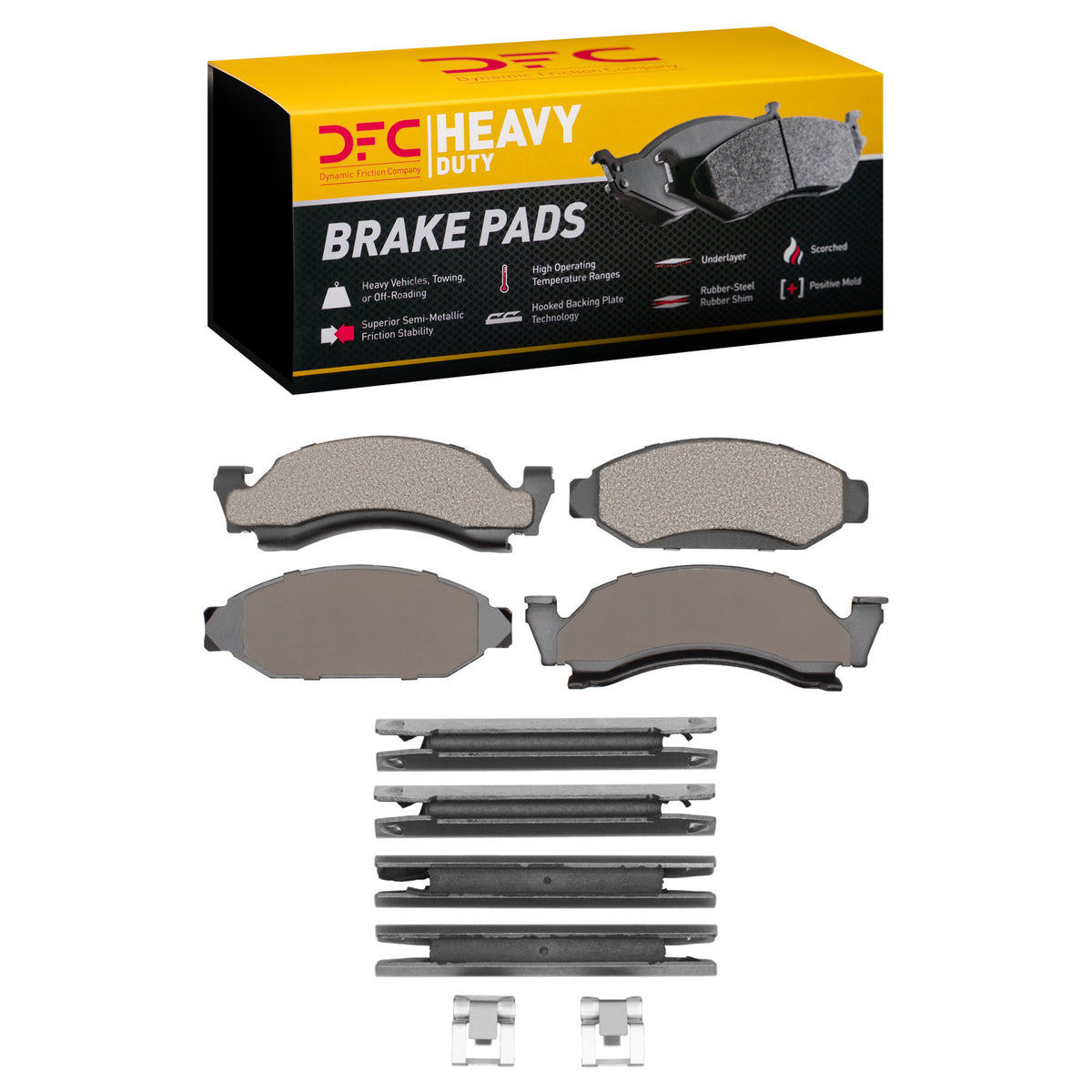 1214-0375-01 DFC Heavy Duty Pads and Hardware Kit