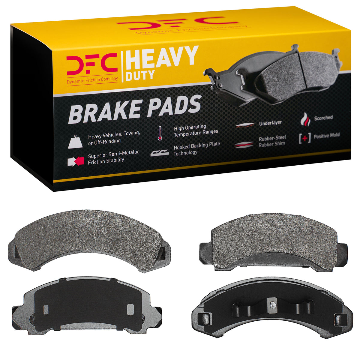 1214-0387-00 DFC Heavy Duty Pads - Semi Metallic