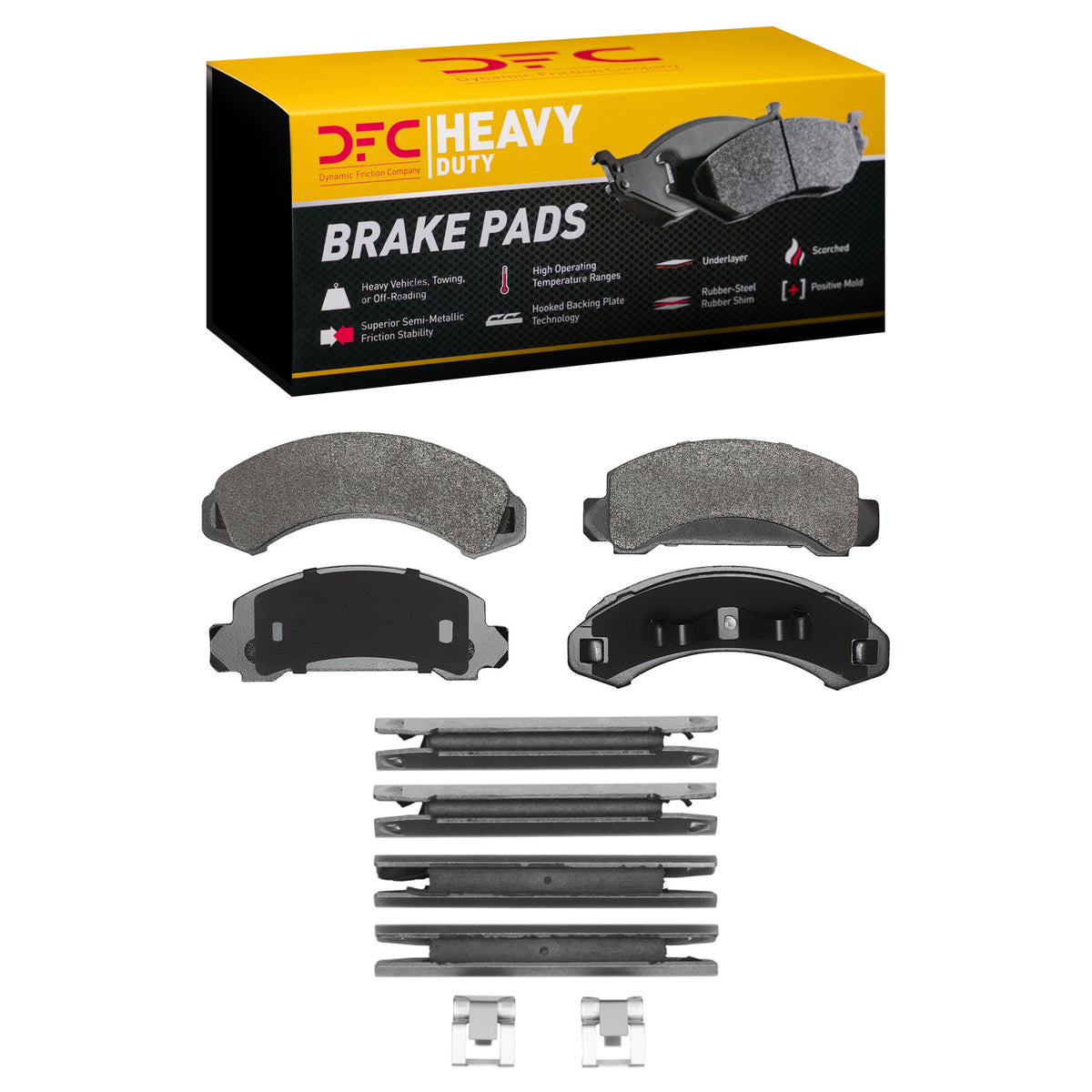 1214-0387-01 DFC Heavy Duty Pads and Hardware Kit