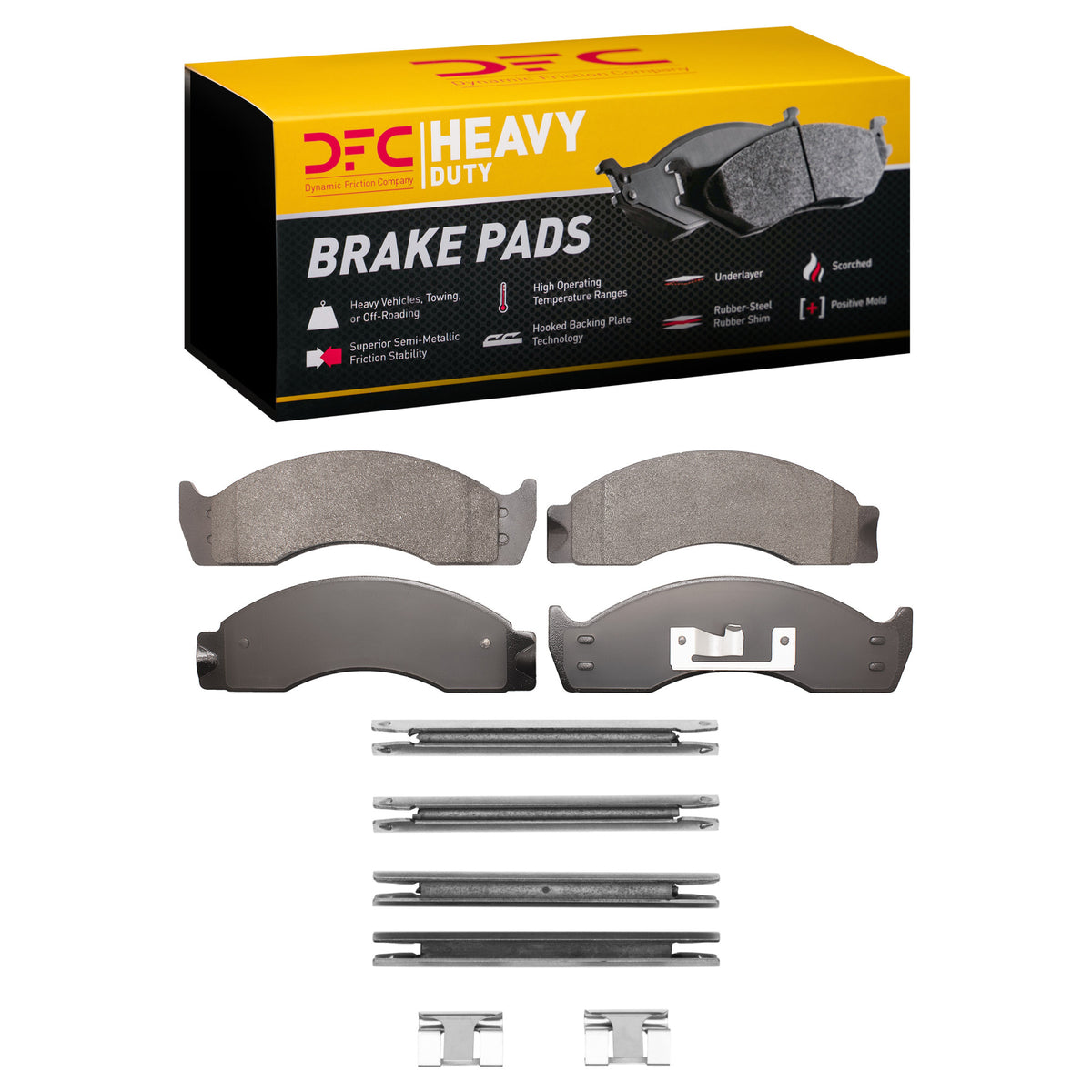 1214-0411-01 DFC Heavy Duty Pads and Hardware Kit