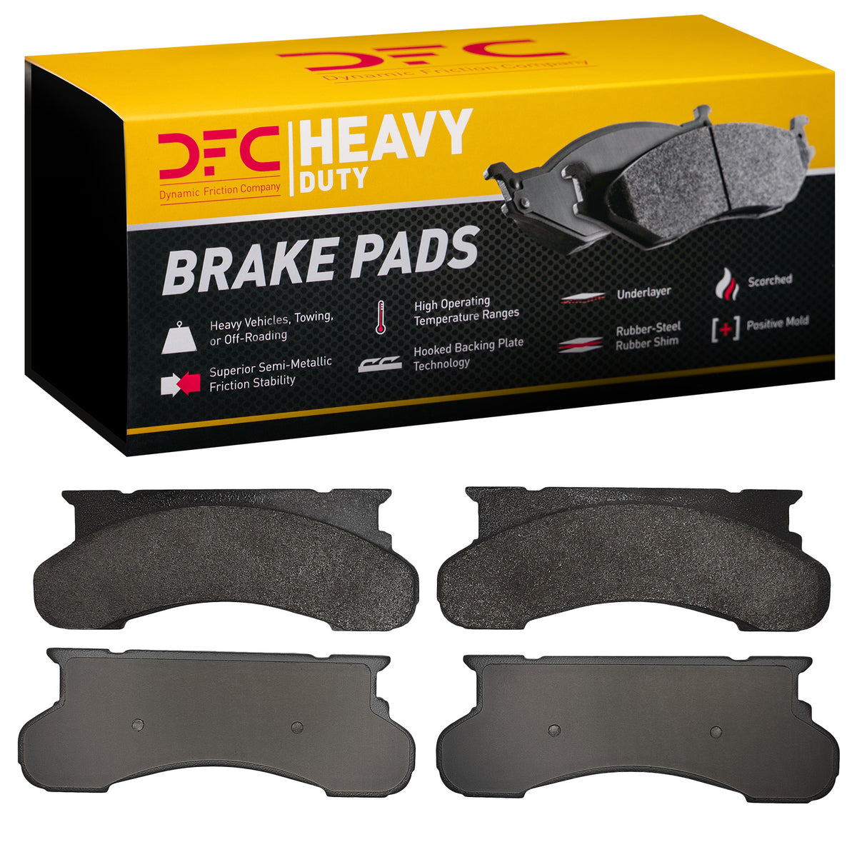 1214-0450-00 DFC Heavy Duty Pads - Semi Metallic