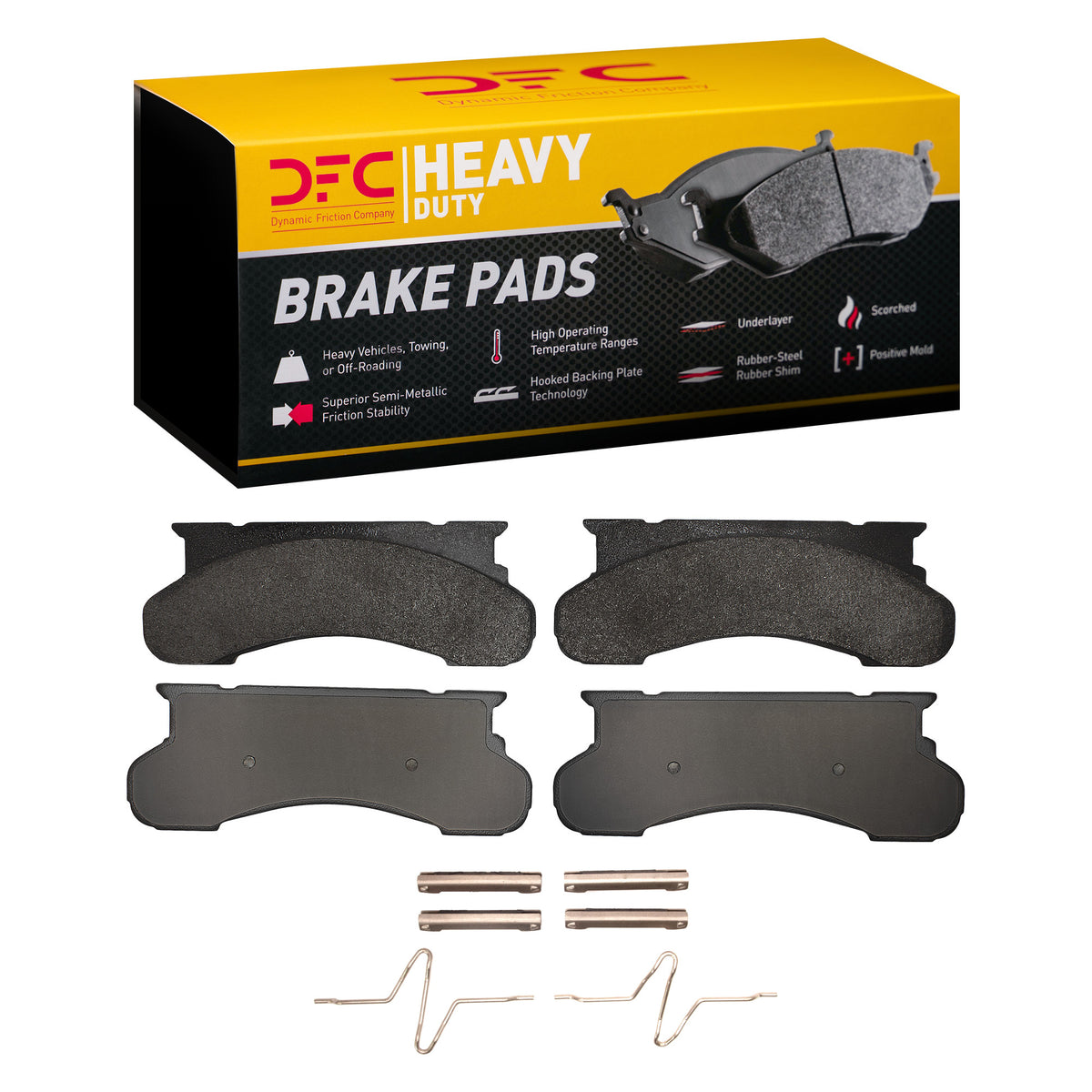 1214-0450-01 DFC Heavy Duty Pads and Hardware Kit