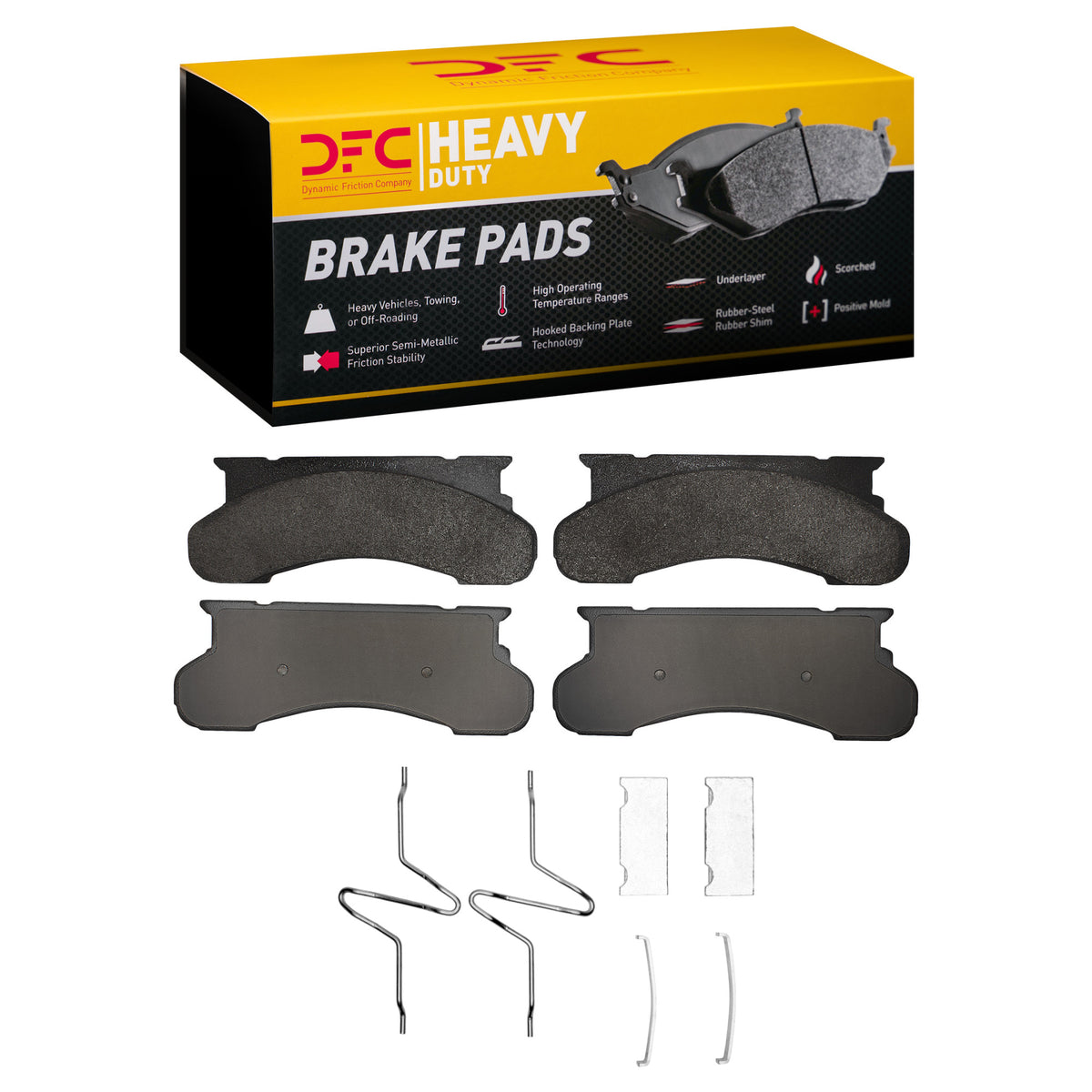1214-0450-02 DFC Heavy Duty Pads and Hardware Kit