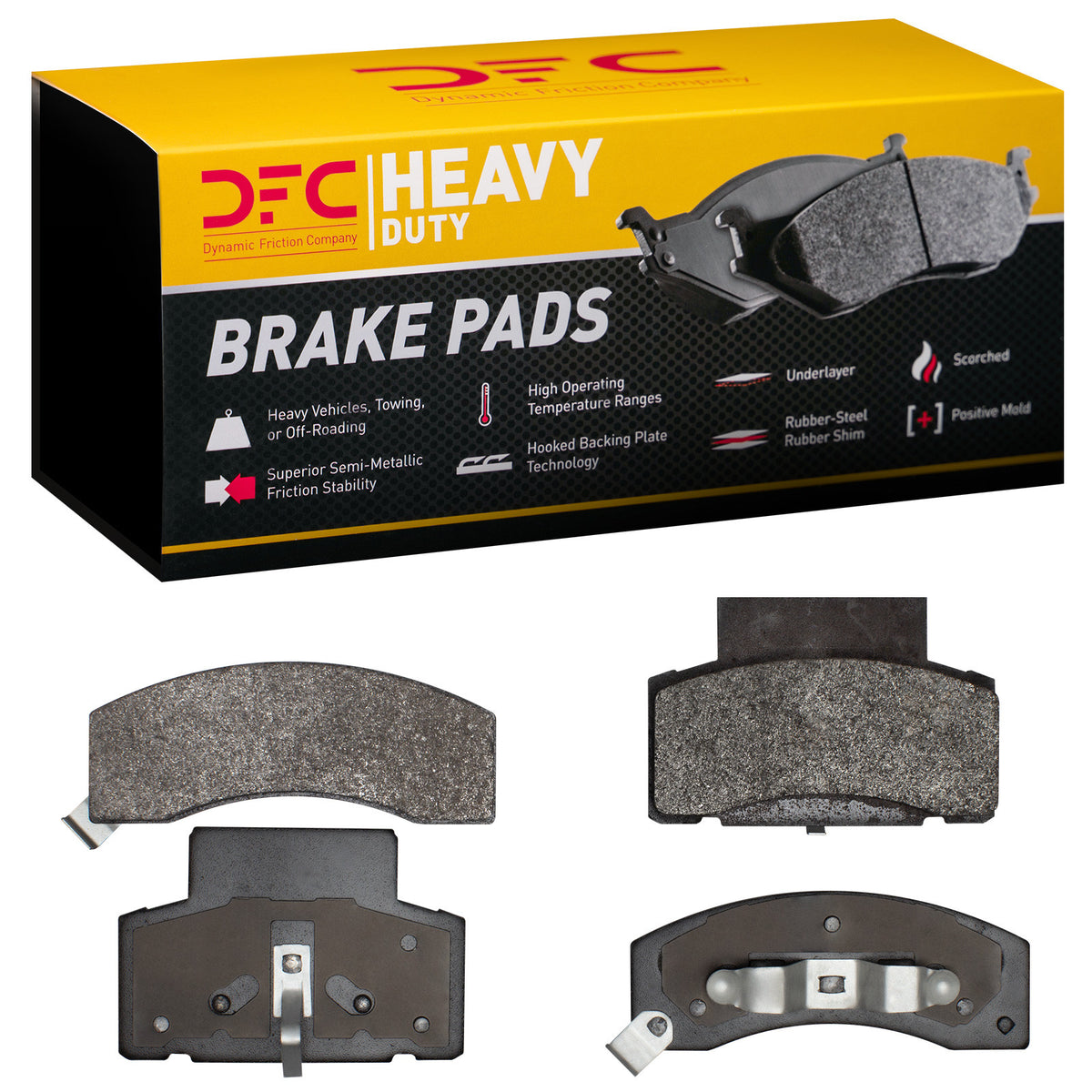 1214-0459-00 DFC Heavy Duty Pads - Semi Metallic