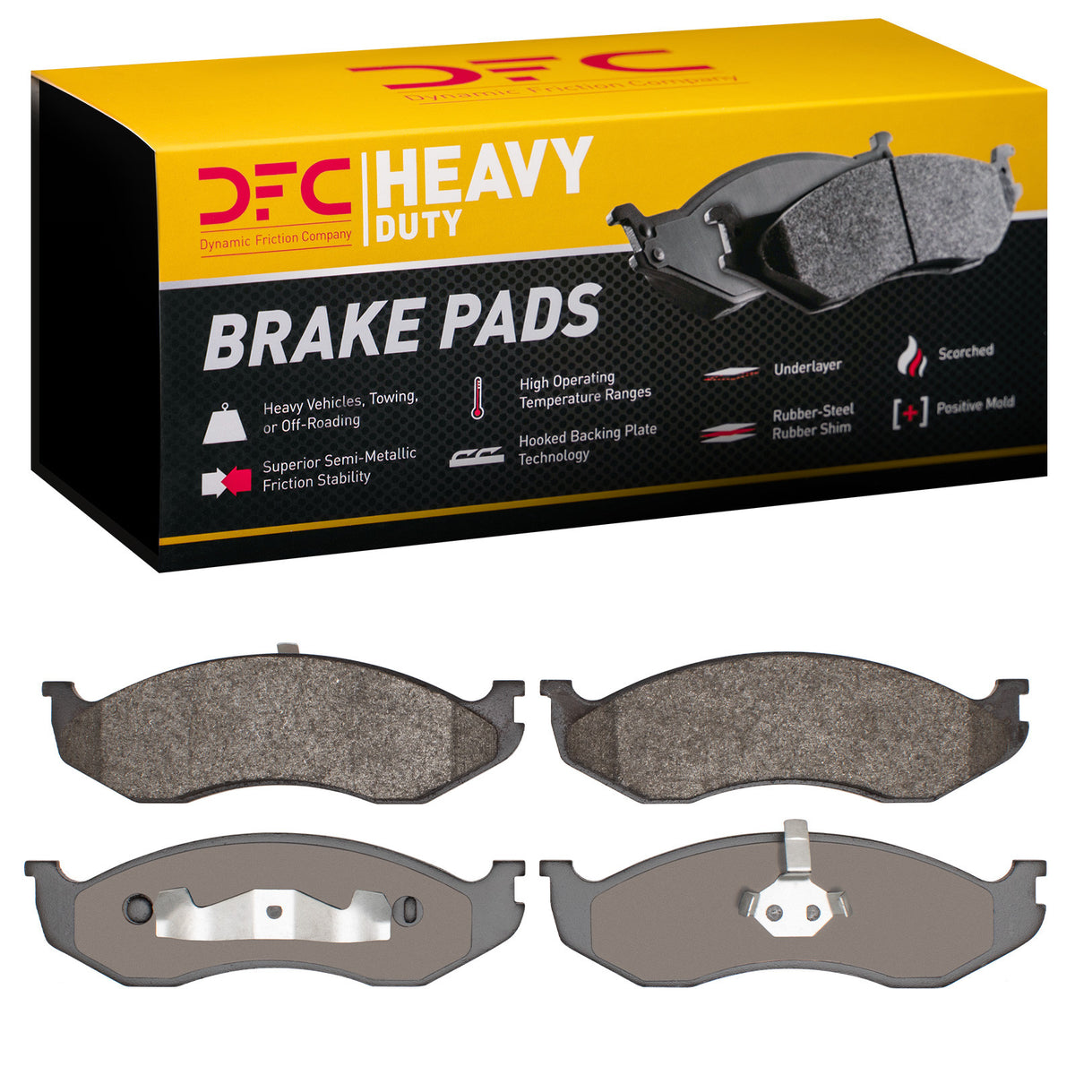 1214-0477-00 DFC Heavy Duty Pads - Semi Metallic