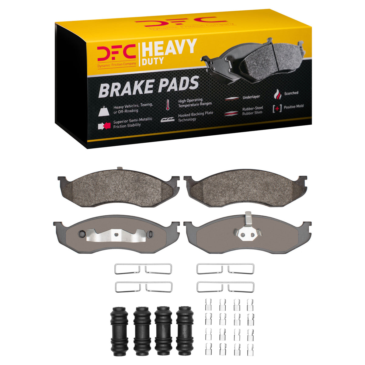 1214-0477-01 DFC Heavy Duty Pads and Hardware Kit