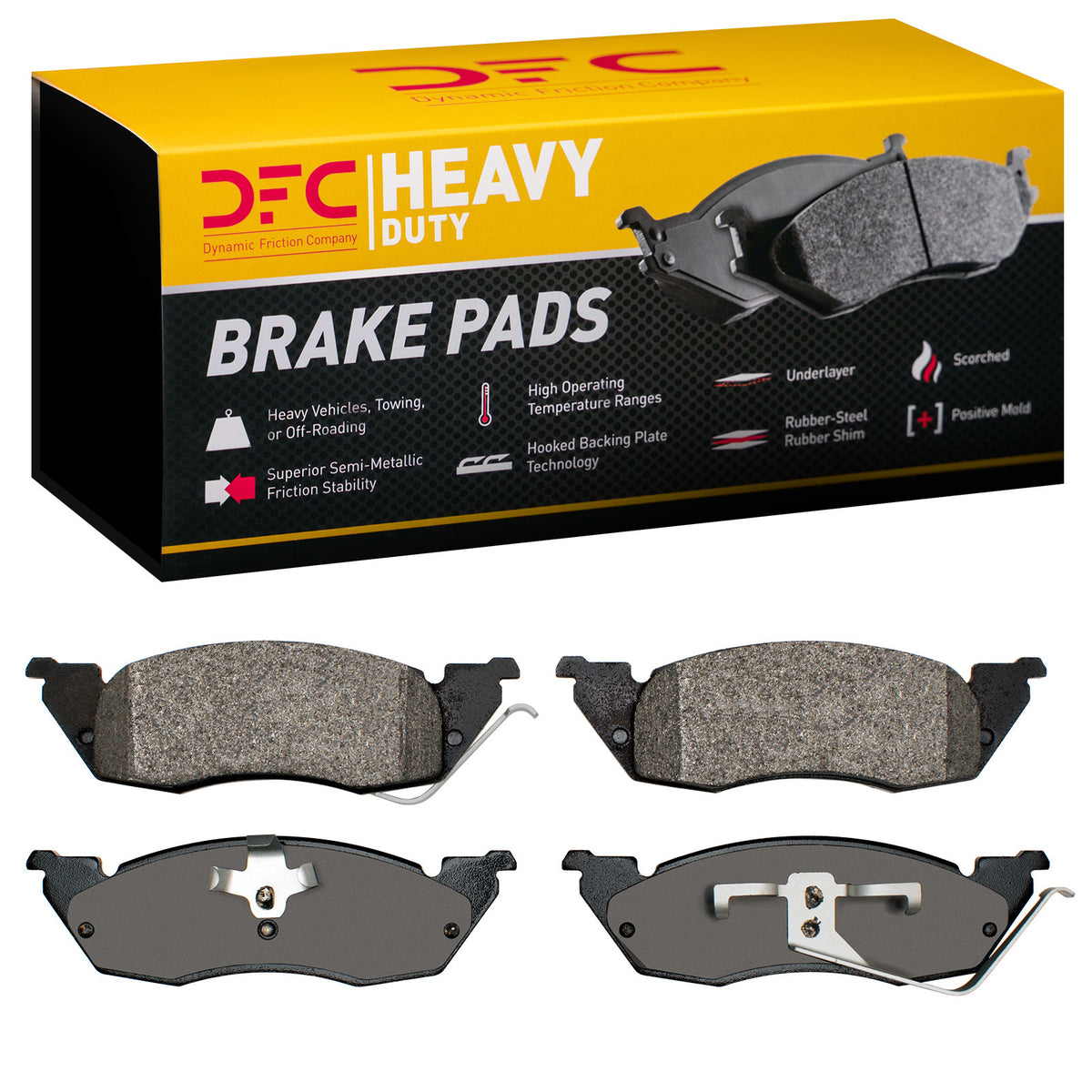 1214-0529-00 DFC Heavy Duty Pads - Semi Metallic