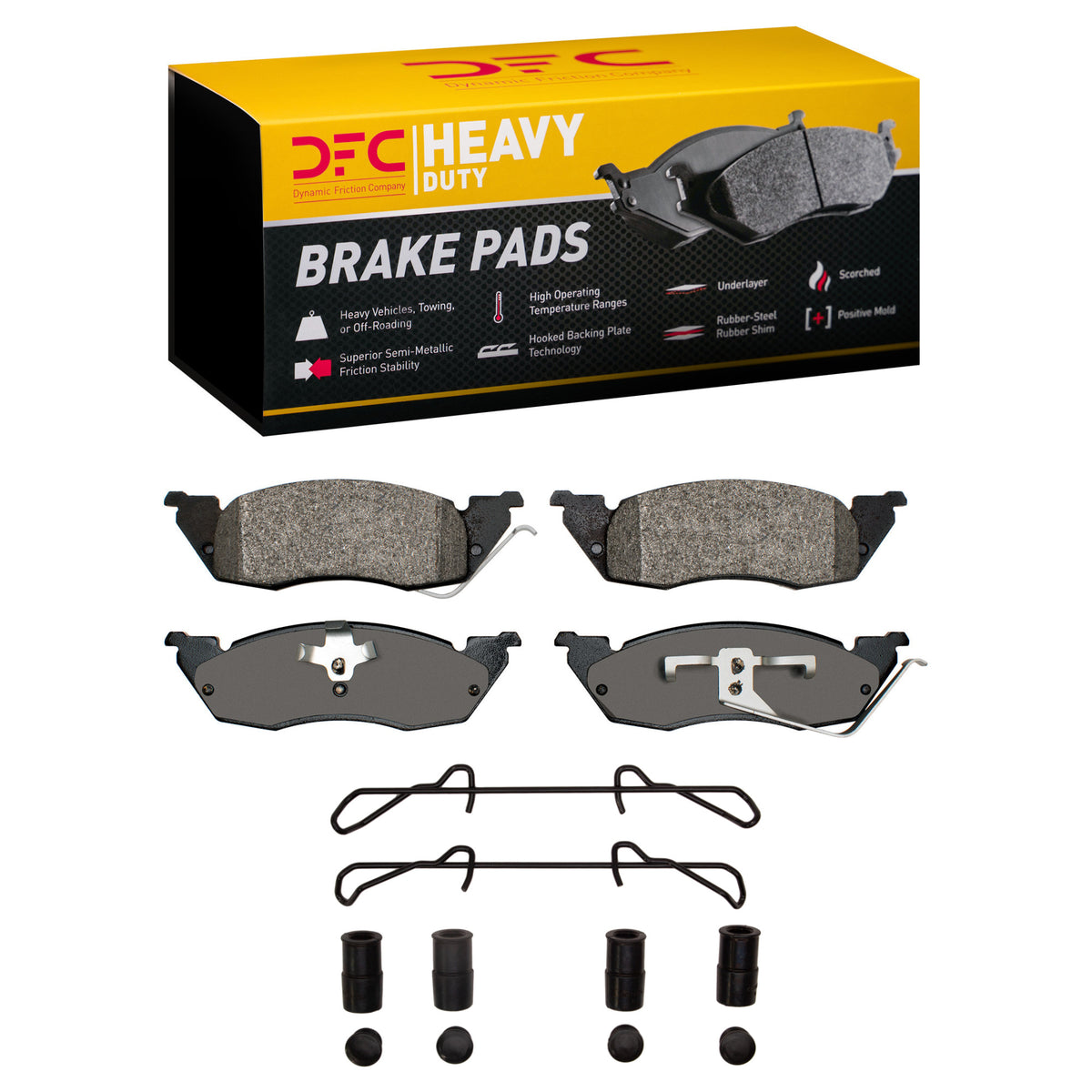 1214-0529-02 DFC Heavy Duty Pads and Hardware Kit