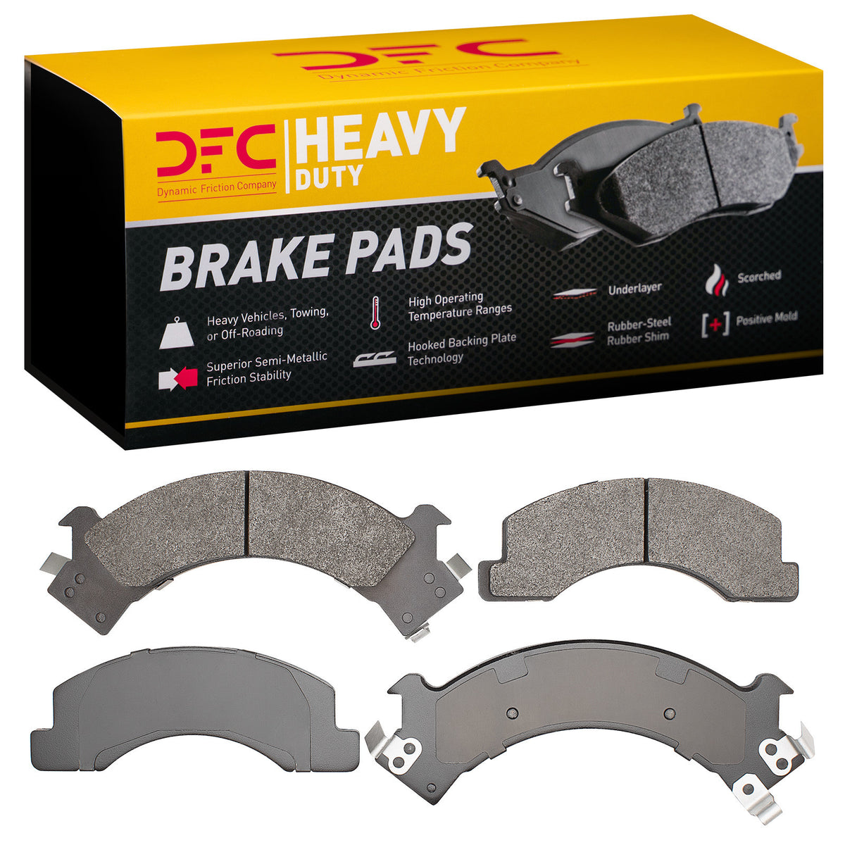 1214-0546-00 DFC Heavy Duty Pads - Semi Metallic