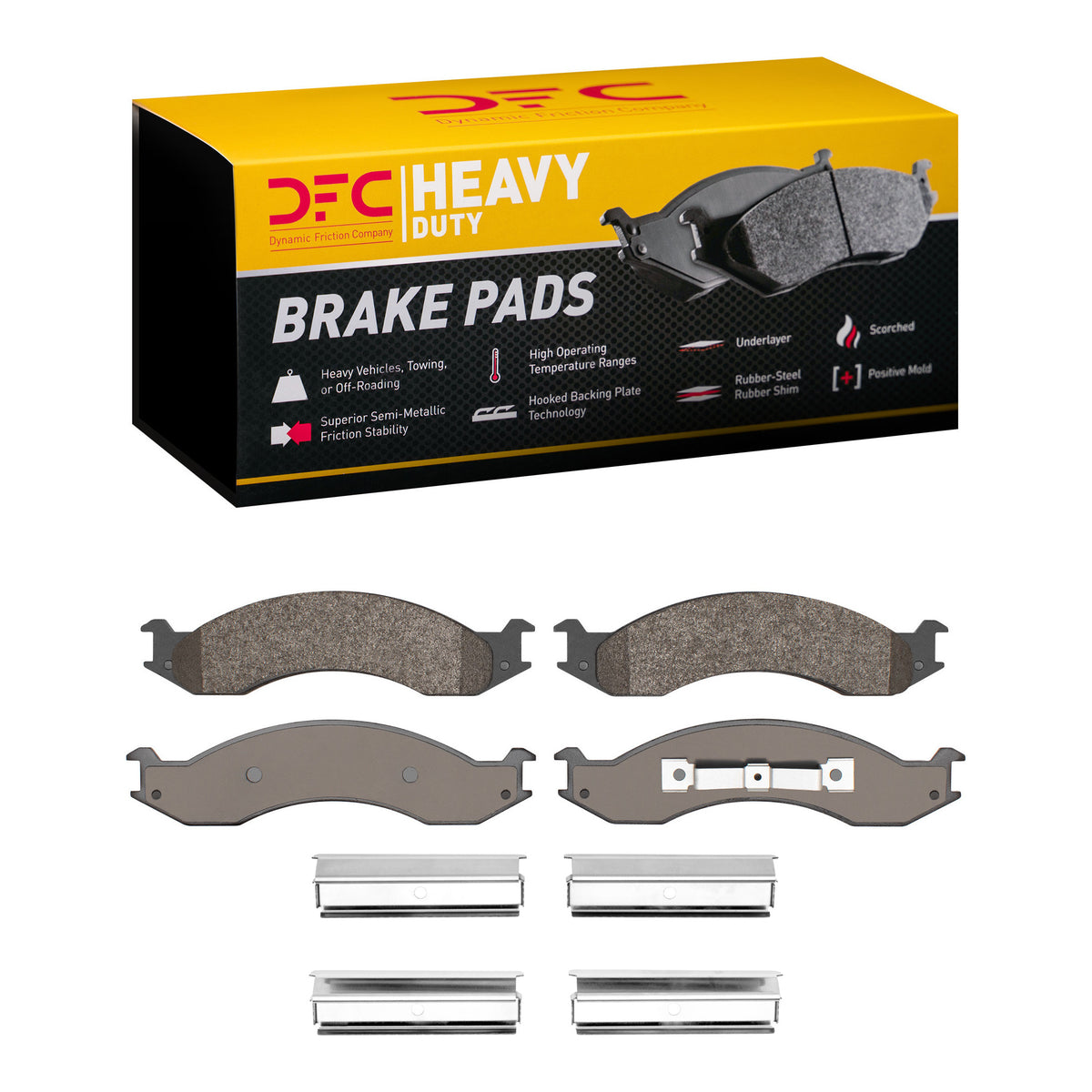 1214-0557-01 DFC Heavy Duty Pads and Hardware Kit