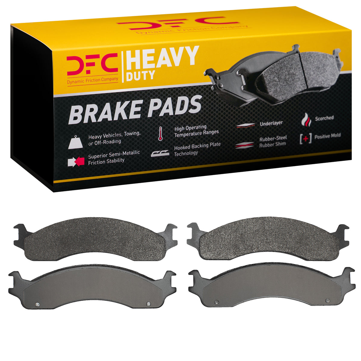 1214-0655-00 DFC Heavy Duty Pads - Semi Metallic