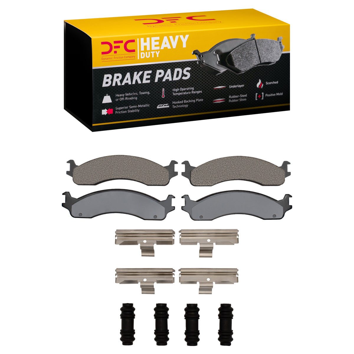 1214-0655-01 DFC Heavy Duty Pads and Hardware Kit