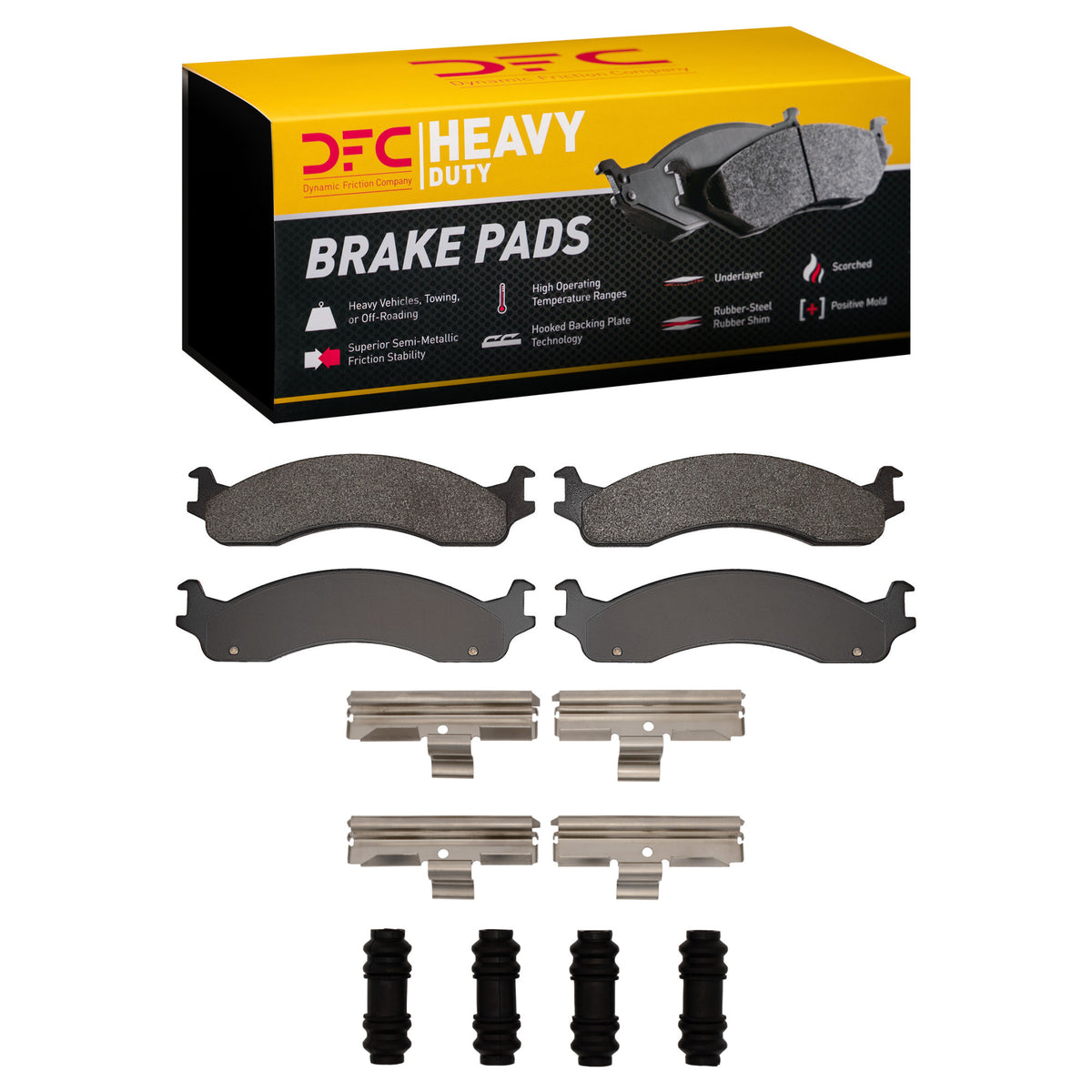 1214-0655-11 DFC Heavy Duty Pads and Hardware Kit