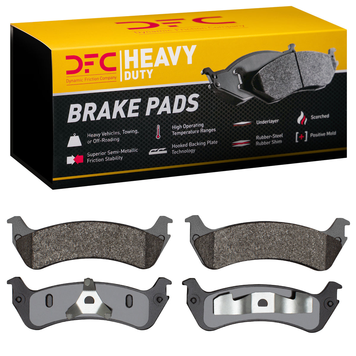 1214-0667-00 DFC Heavy Duty Pads - Semi Metallic