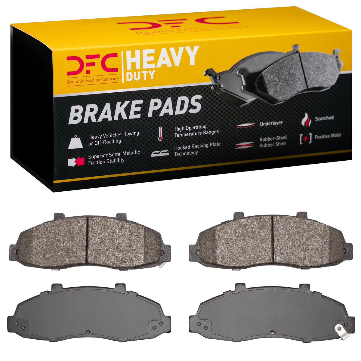 1214-0679-00 DFC Heavy Duty Pads - Semi Metallic