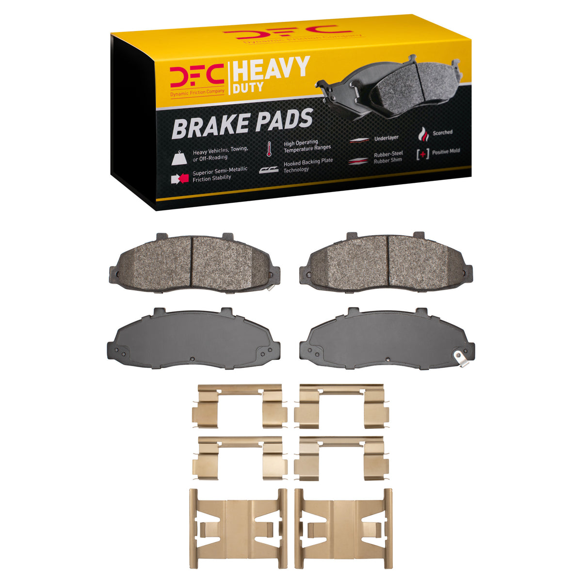 1214-0679-01 DFC Heavy Duty Pads and Hardware Kit