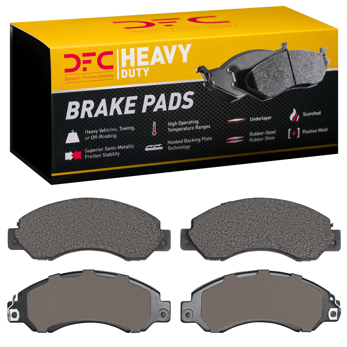 1214-0701-00 DFC Heavy Duty Pads - Semi Metallic