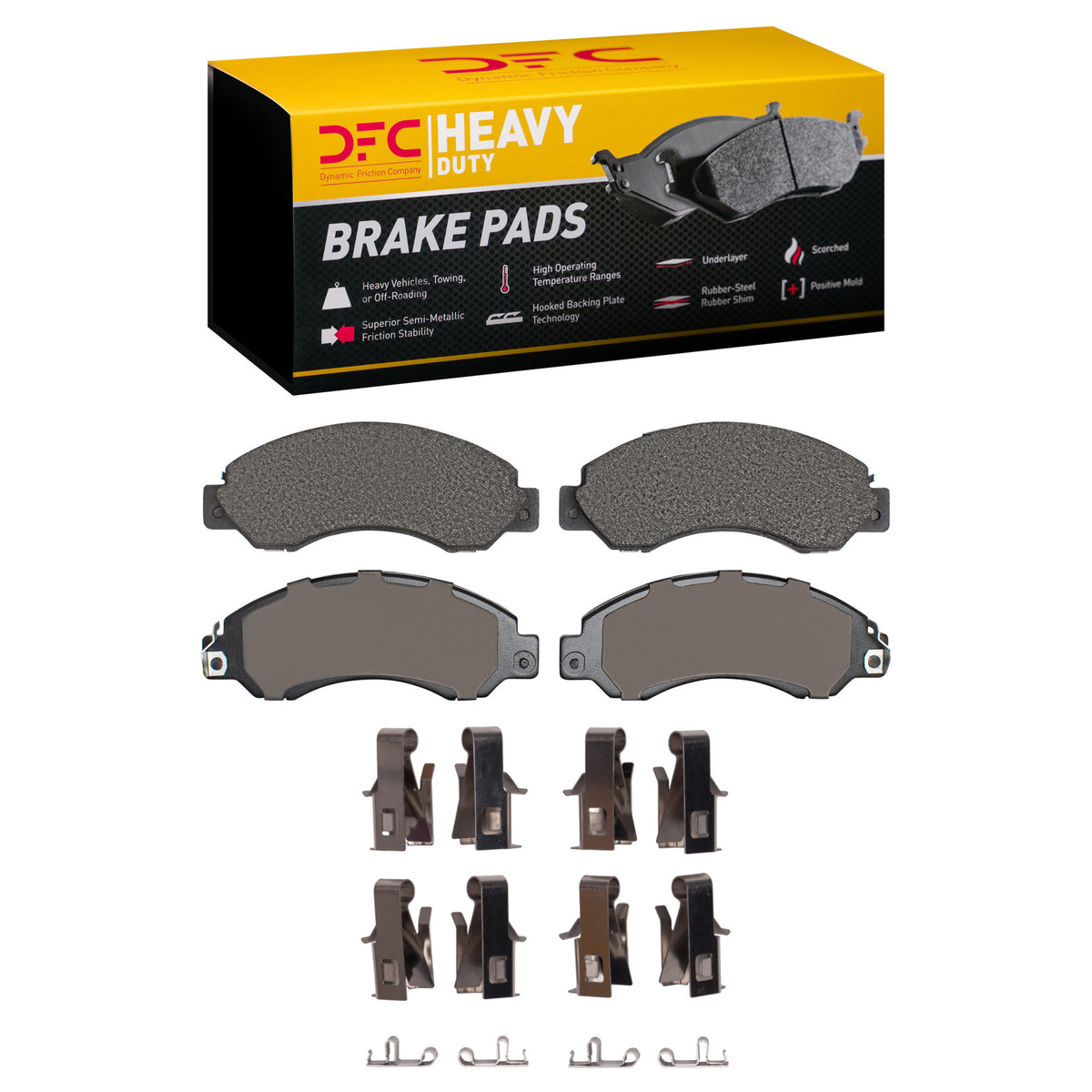 1214-0701-01 DFC Heavy Duty Pads and Hardware Kit