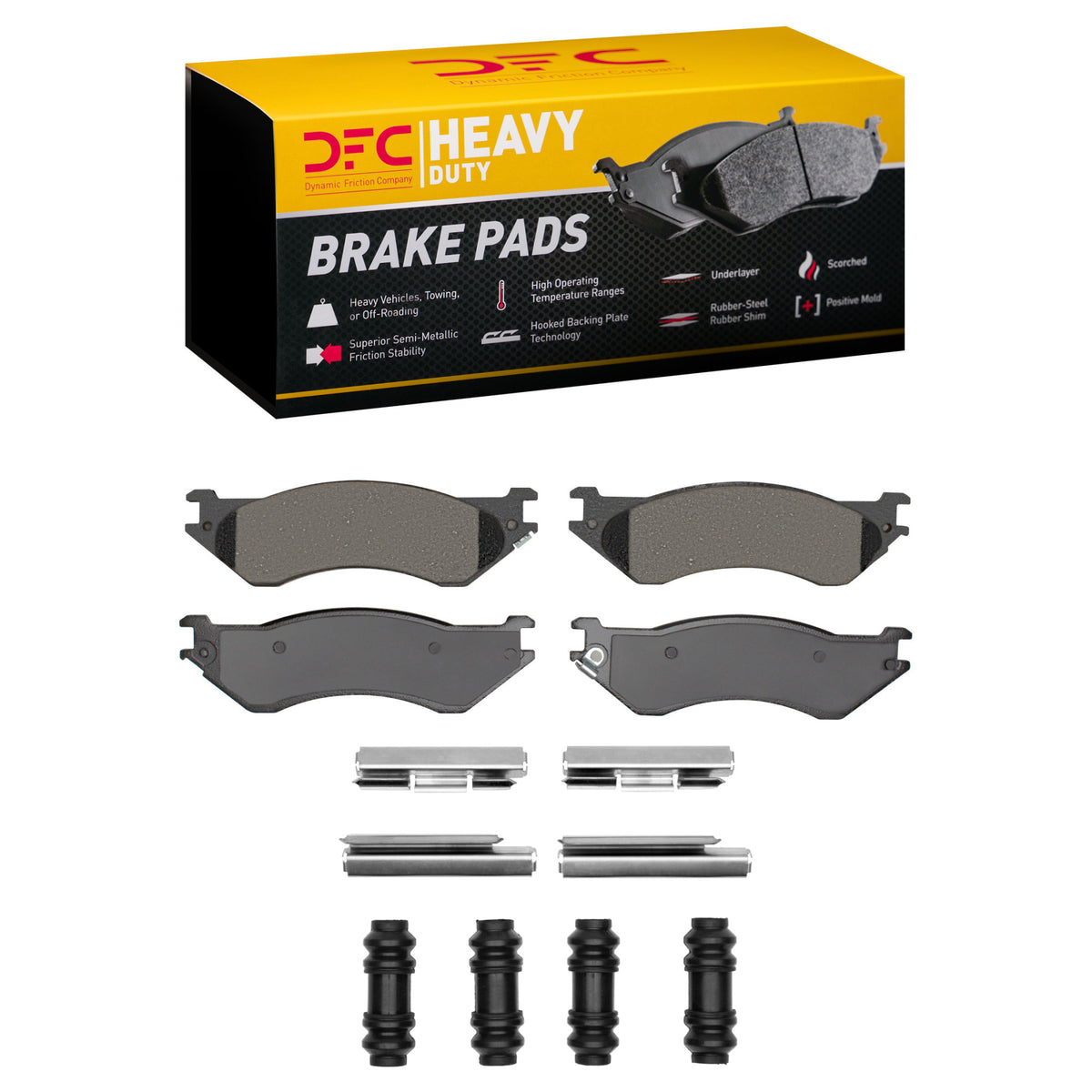 1214-0702-01 DFC Heavy Duty Pads and Hardware Kit