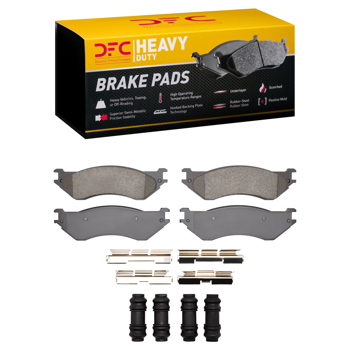 1214-0702-13 DFC Heavy Duty Pads and Hardware Kit