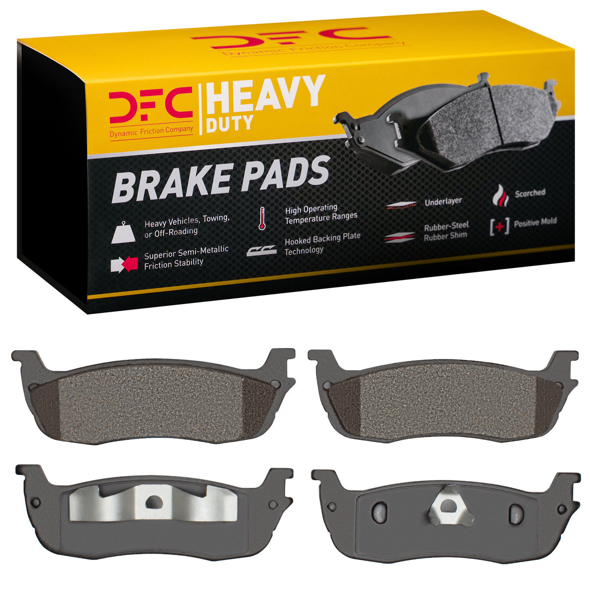 1214-0711-00 DFC Heavy Duty Pads - Semi Metallic