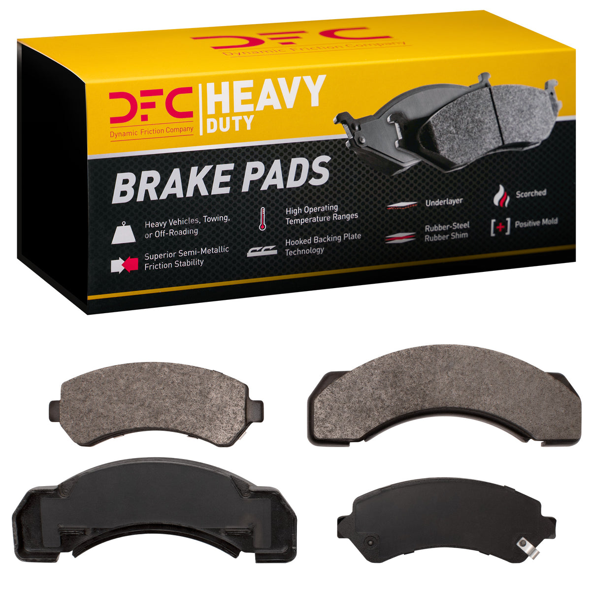 1214-0717-00 DFC Heavy Duty Pads - Semi Metallic