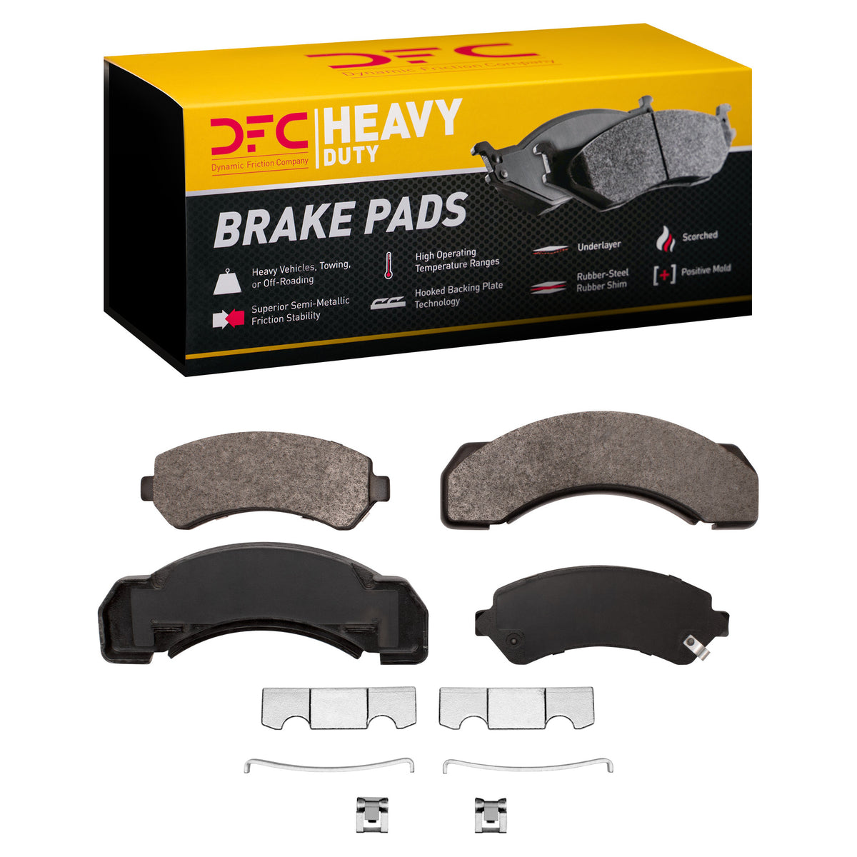 1214-0717-03 DFC Heavy Duty Pads and Hardware Kit