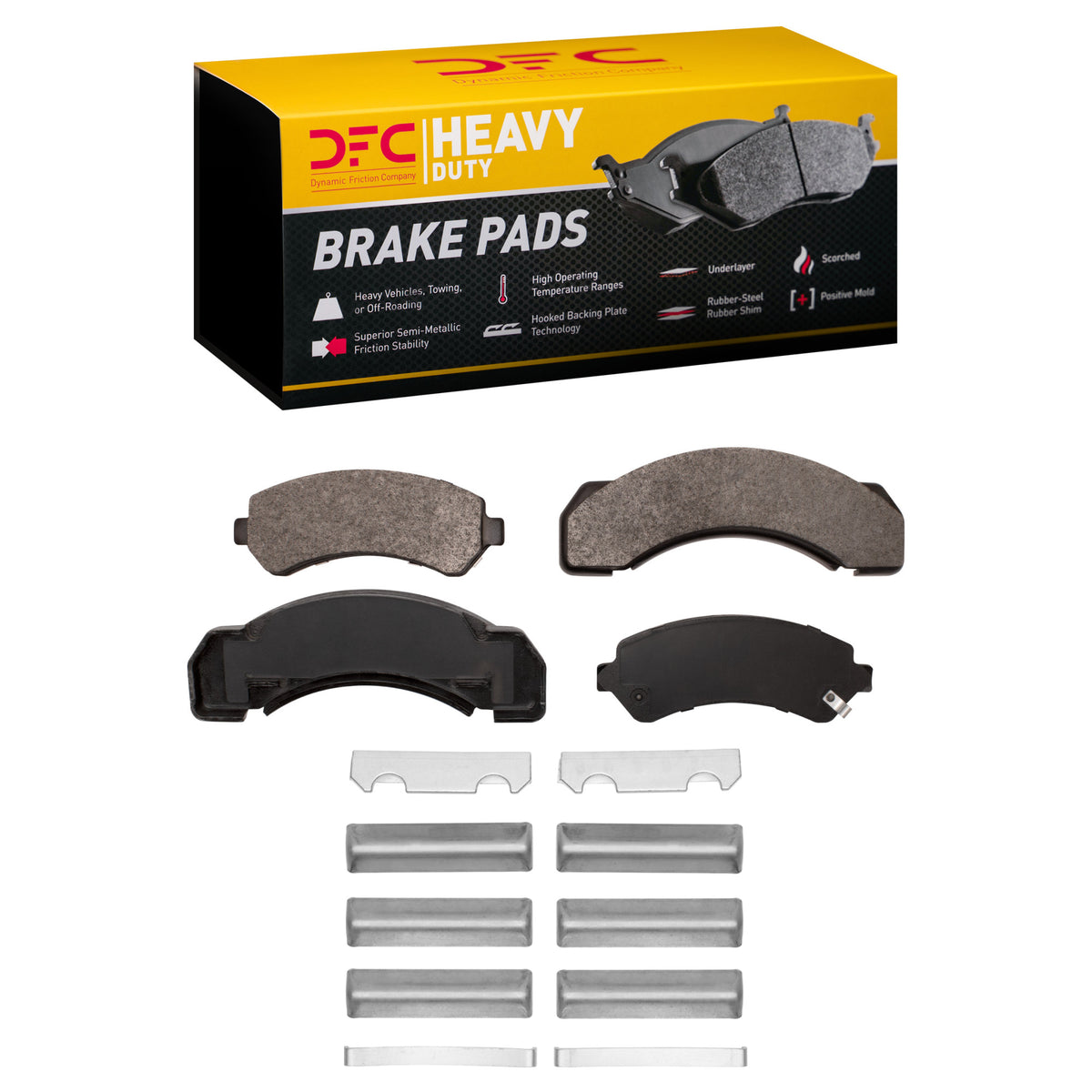 1214-0717-04 DFC Heavy Duty Pads and Hardware Kit