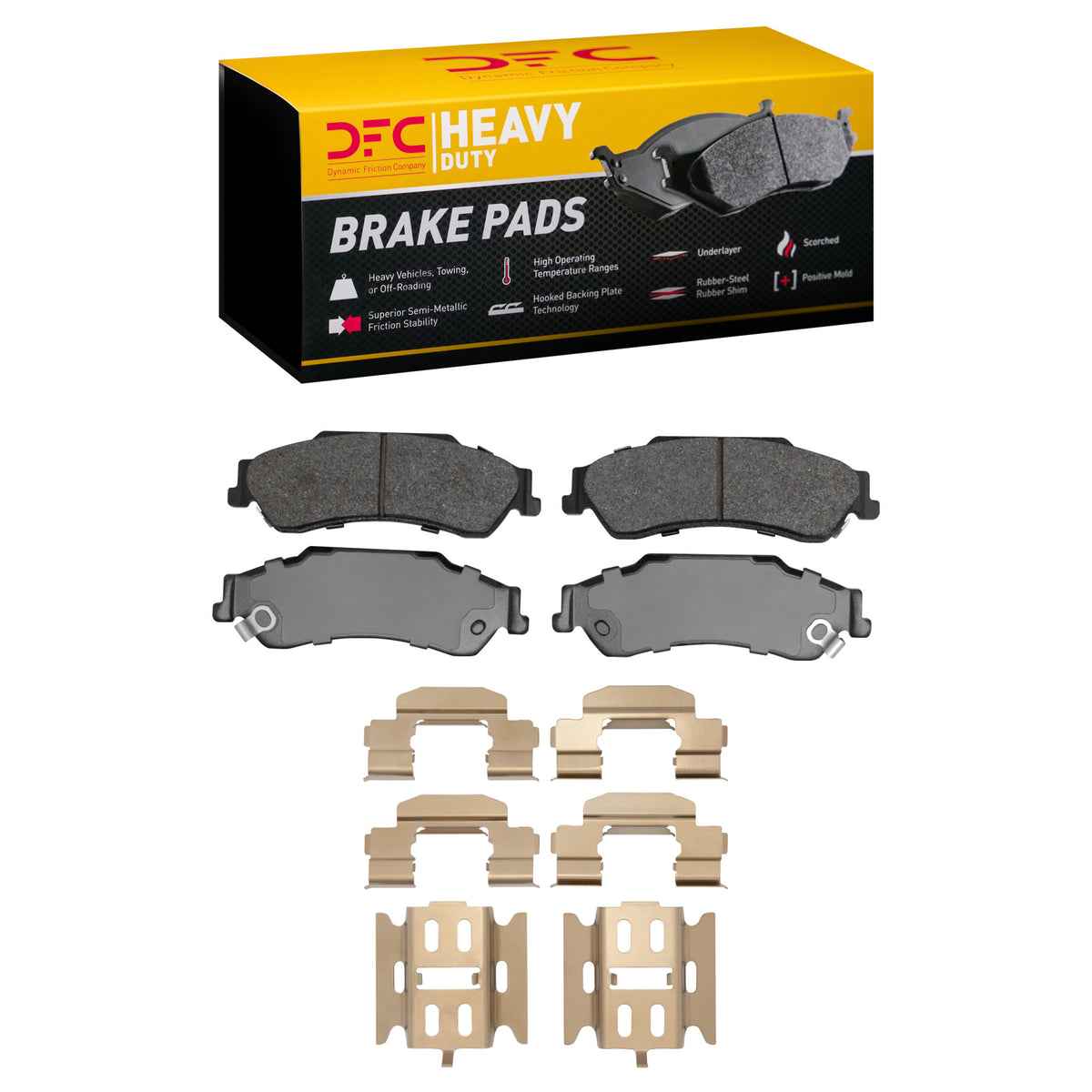 1214-0729-01 DFC Heavy Duty Pads and Hardware Kit