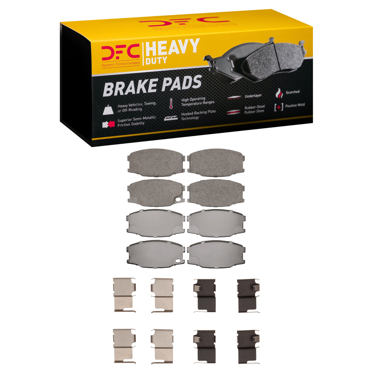 1214-0734-01 DFC Heavy Duty Pads and Hardware Kit