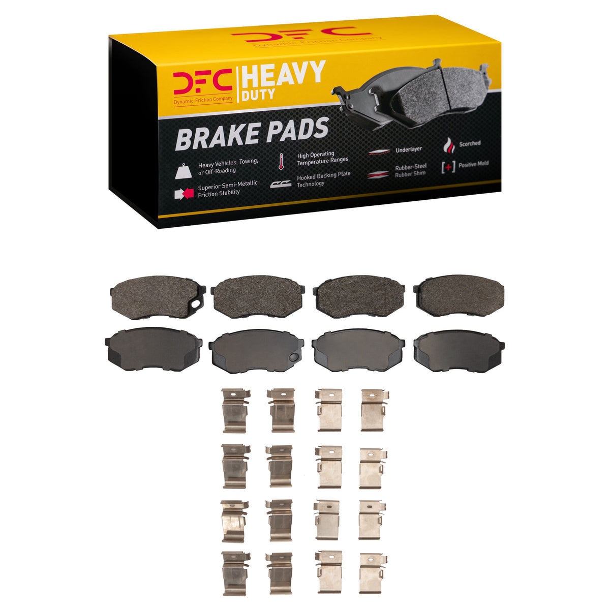 1214-0735-01 DFC Heavy Duty Pads and Hardware Kit