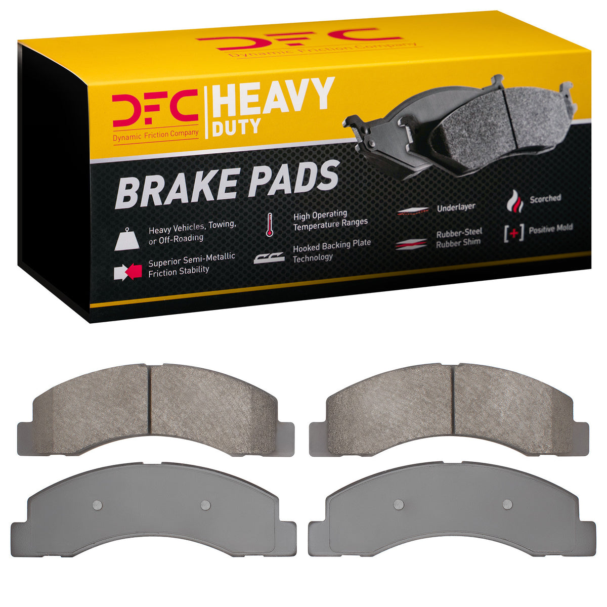 1214-0756-00 DFC Heavy Duty Pads - Semi Metallic