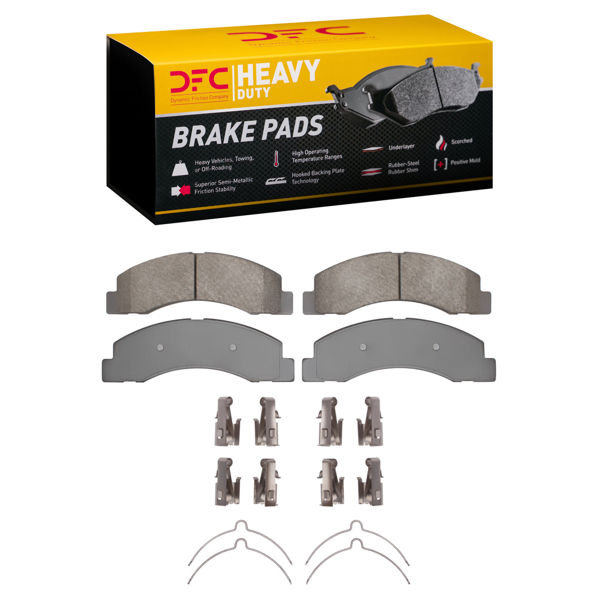 1214-0756-01 DFC Heavy Duty Pads and Hardware Kit