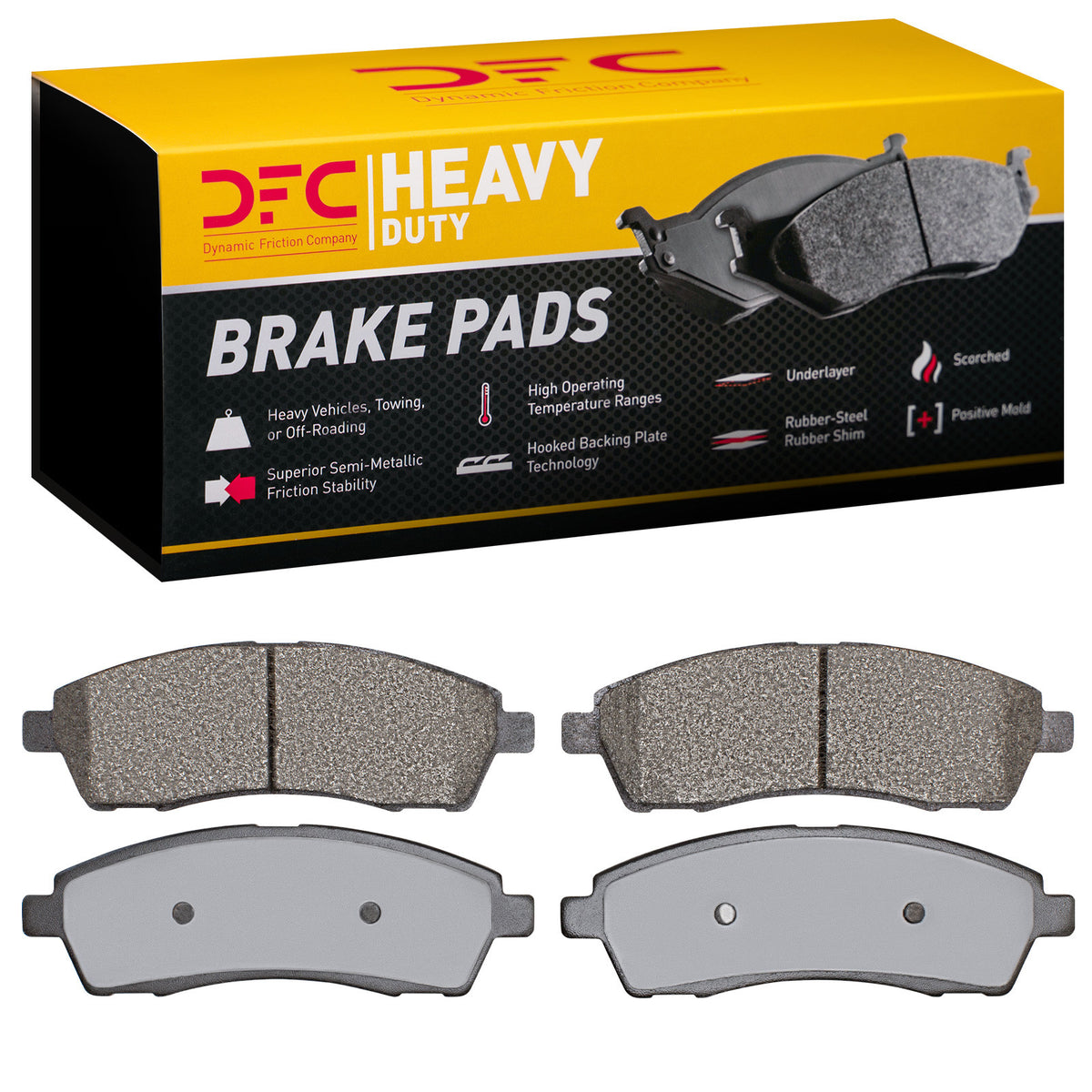 1214-0757-00 DFC Heavy Duty Pads - Semi Metallic