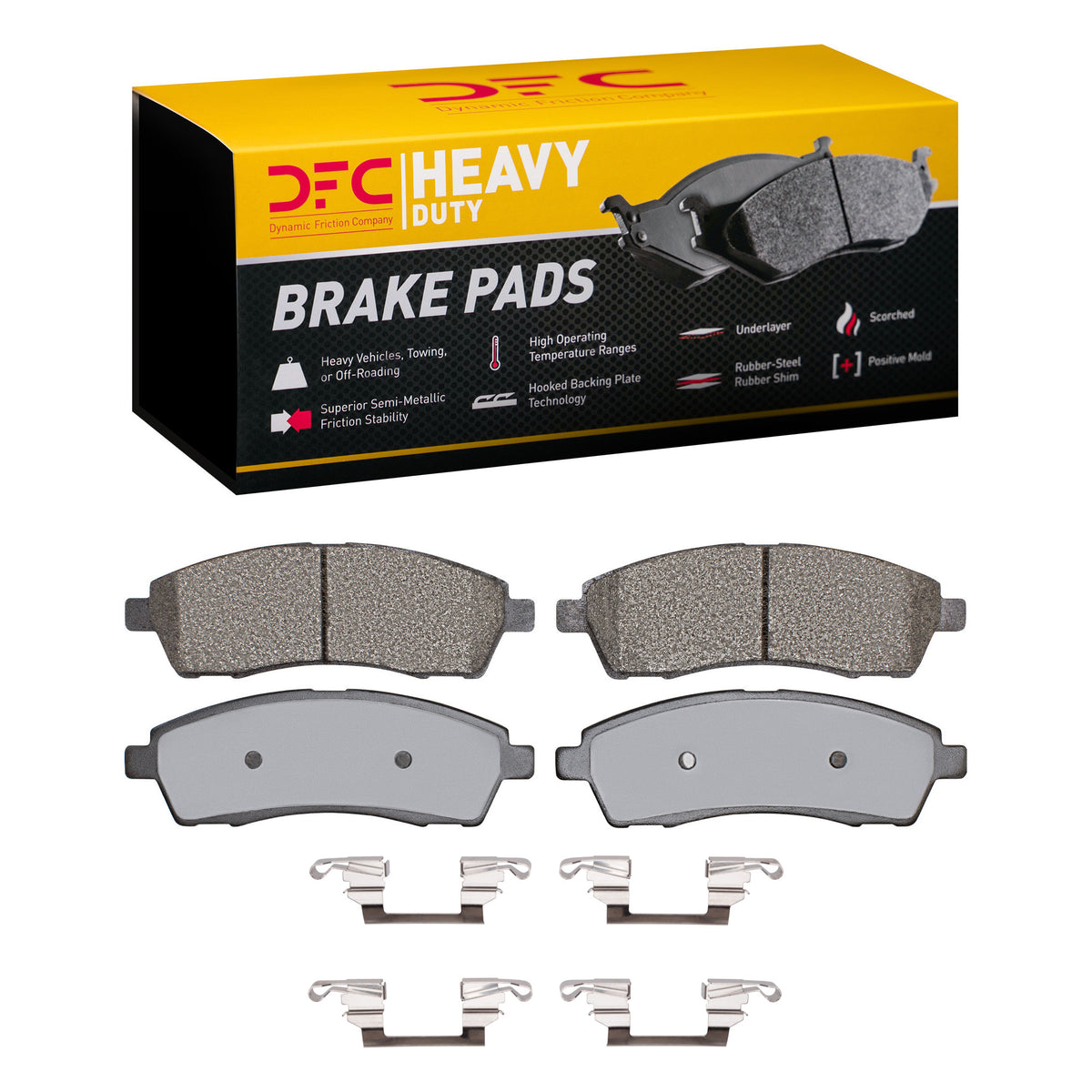 1214-0757-01 DFC Heavy Duty Pads and Hardware Kit