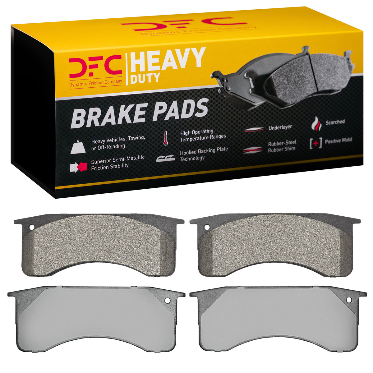 1214-0769-00 DFC Heavy Duty Pads - Semi Metallic