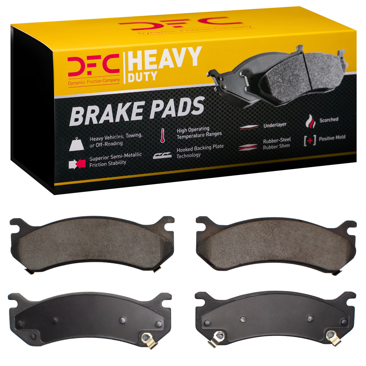 1214-0785-00 DFC Heavy Duty Pads - Semi Metallic