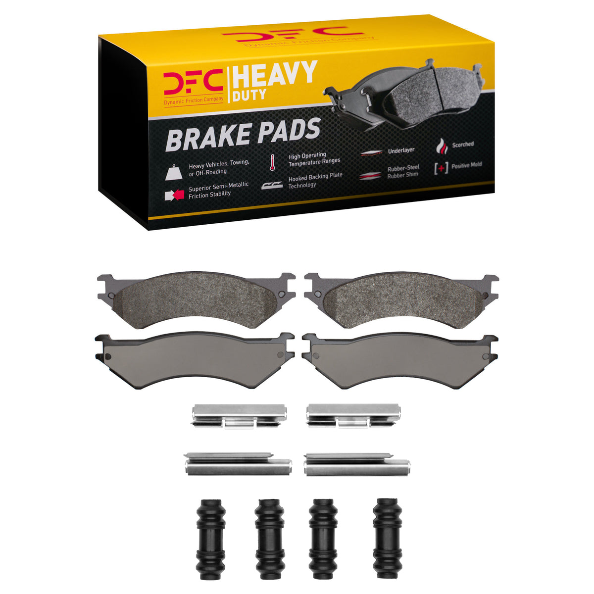 1214-0802-01 DFC Heavy Duty Pads and Hardware Kit