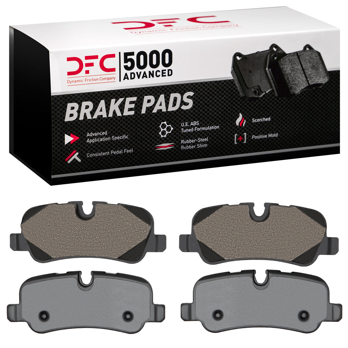 1551-1099-00 DFC 5000 Advanced Brake Pads - Low Metallic - OE Equivalent