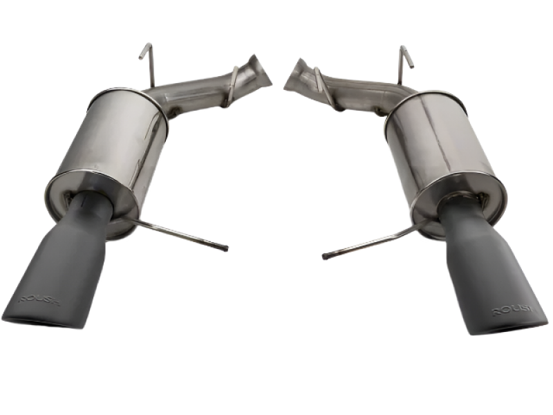 Roush 11-14 Mustang V6 Black Tip Axle Back Auspuffanlage