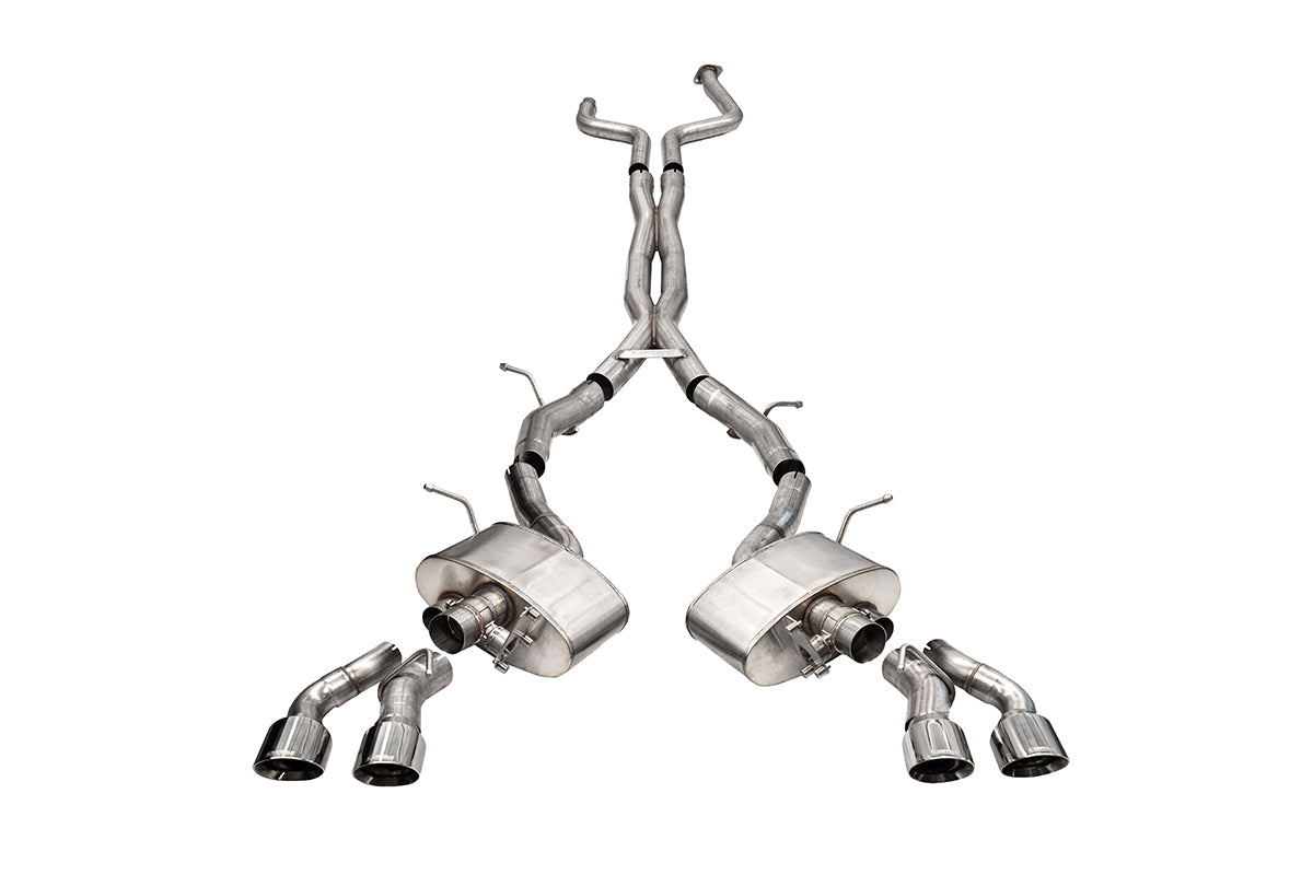 21326 Xtreme Valved / 3.0in Cat-Back 4.5 in. Twin Tips | 2020+ Cadillac CT5-V (21326) - Xtreme Valved / Polished
