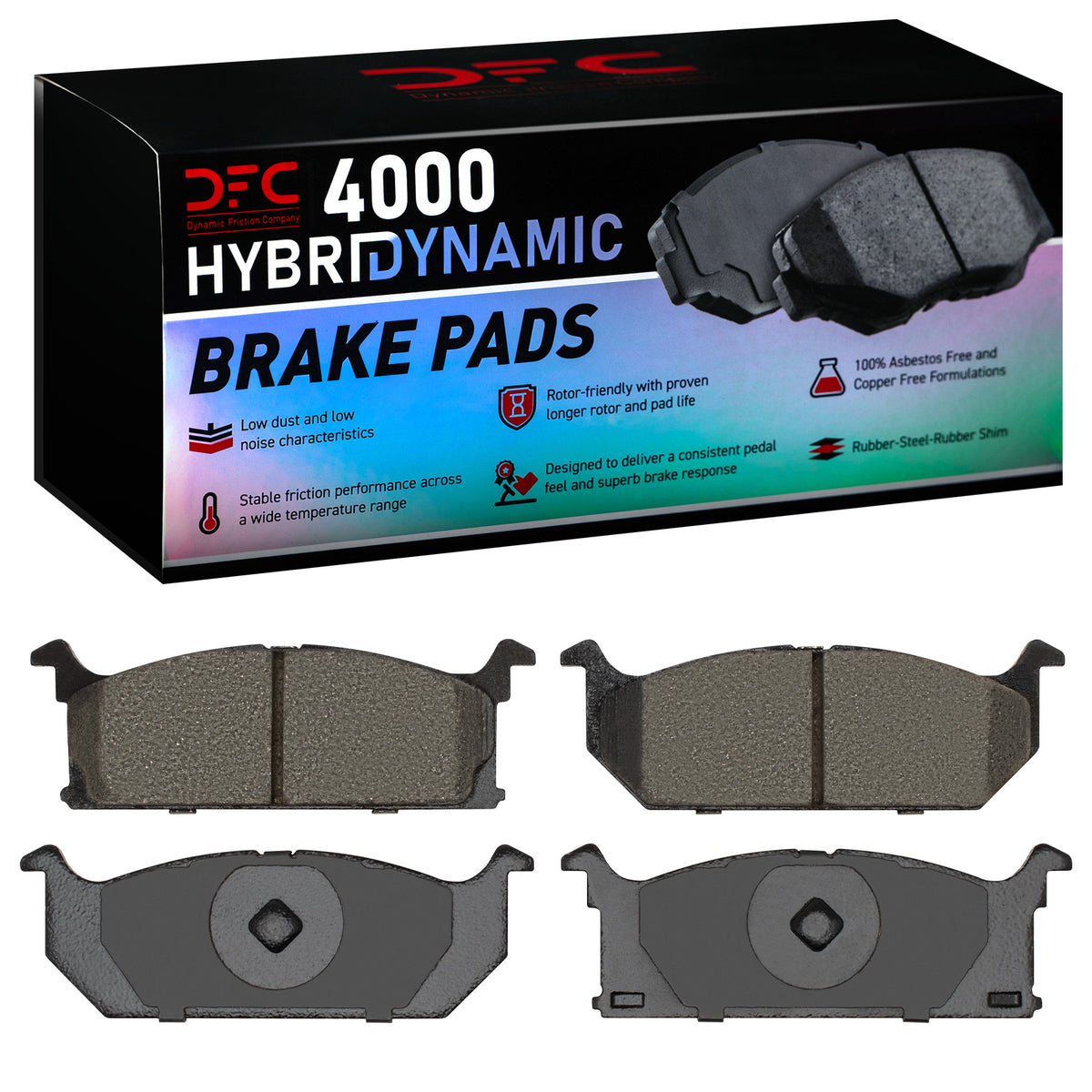 4000-0296-00 DFC 4000 HybriDynamic Brake Pads