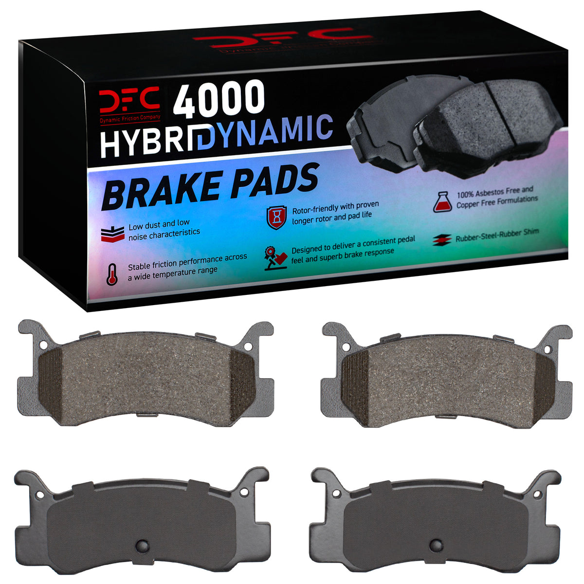 4000-0366-00 DFC 4000 HybriDynamic Brake Pads