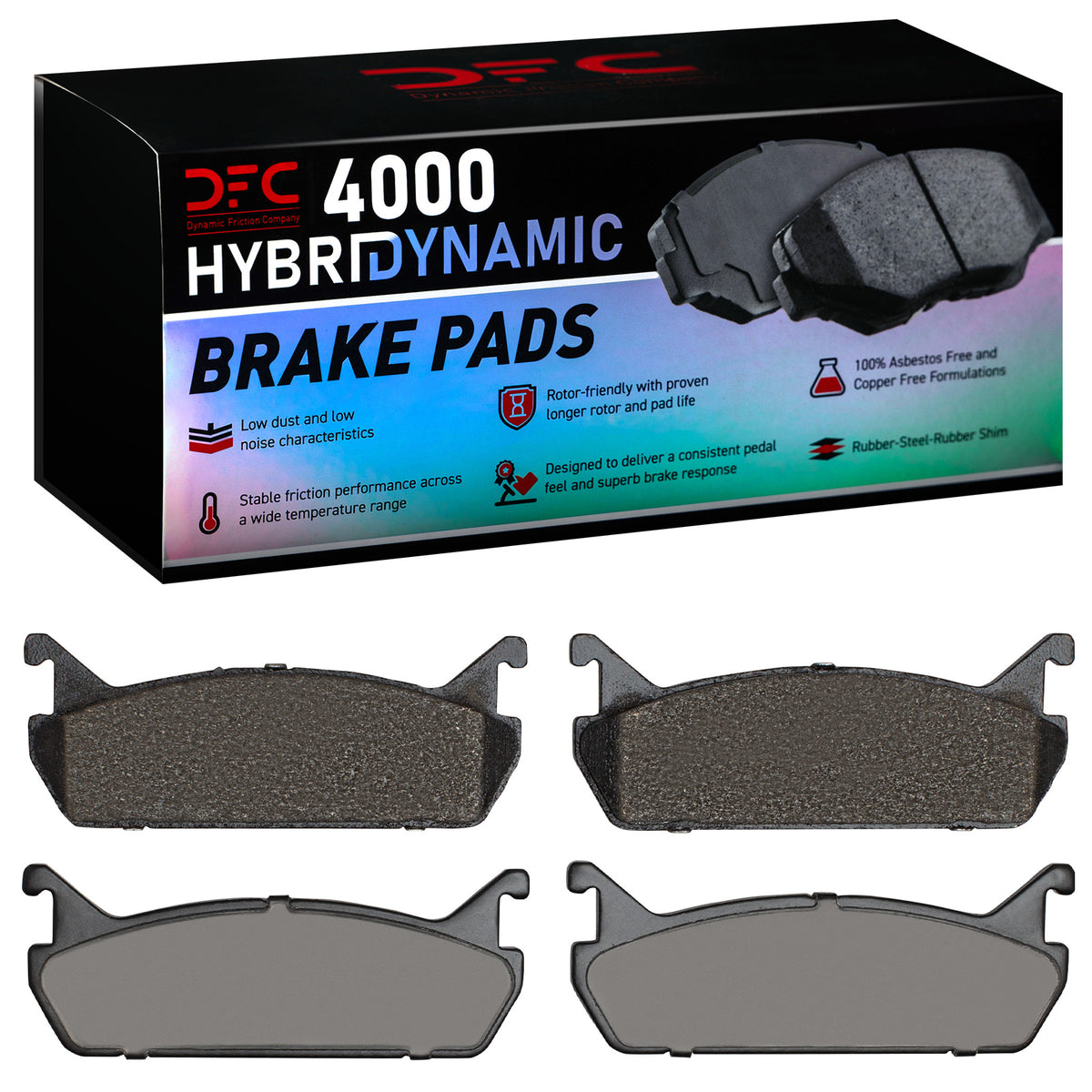 4000-0458-00 DFC 4000 HybriDynamic Brake Pads