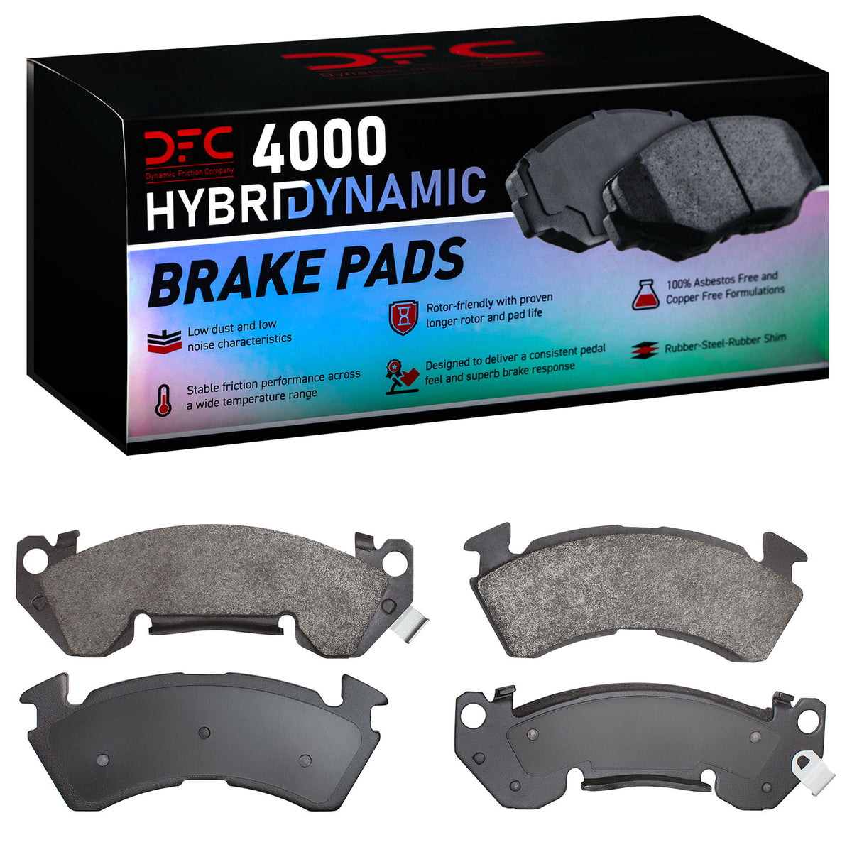 4000-0614-00 DFC 4000 HybriDynamic Brake Pads