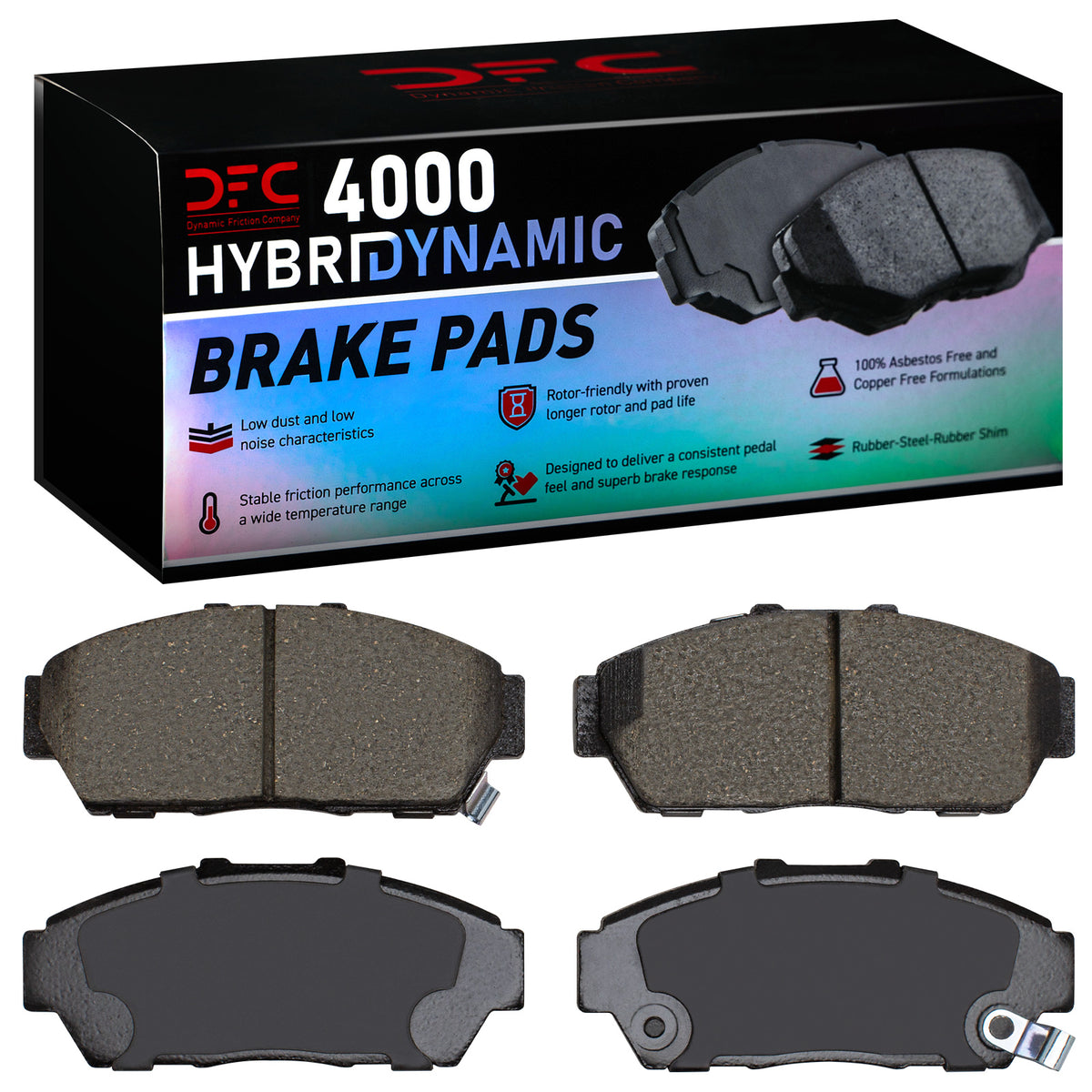 4000-0617-00 DFC 4000 HybriDynamic Brake Pads