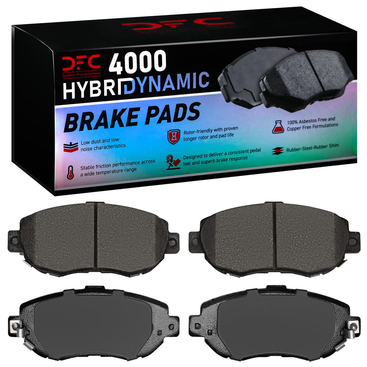 4000-0619-00 DFC 4000 HybriDynamic Brake Pads