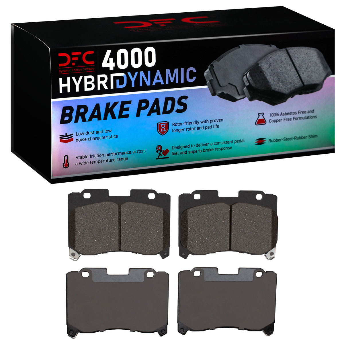 4000-0629-00 DFC 4000 HybriDynamic Brake Pads