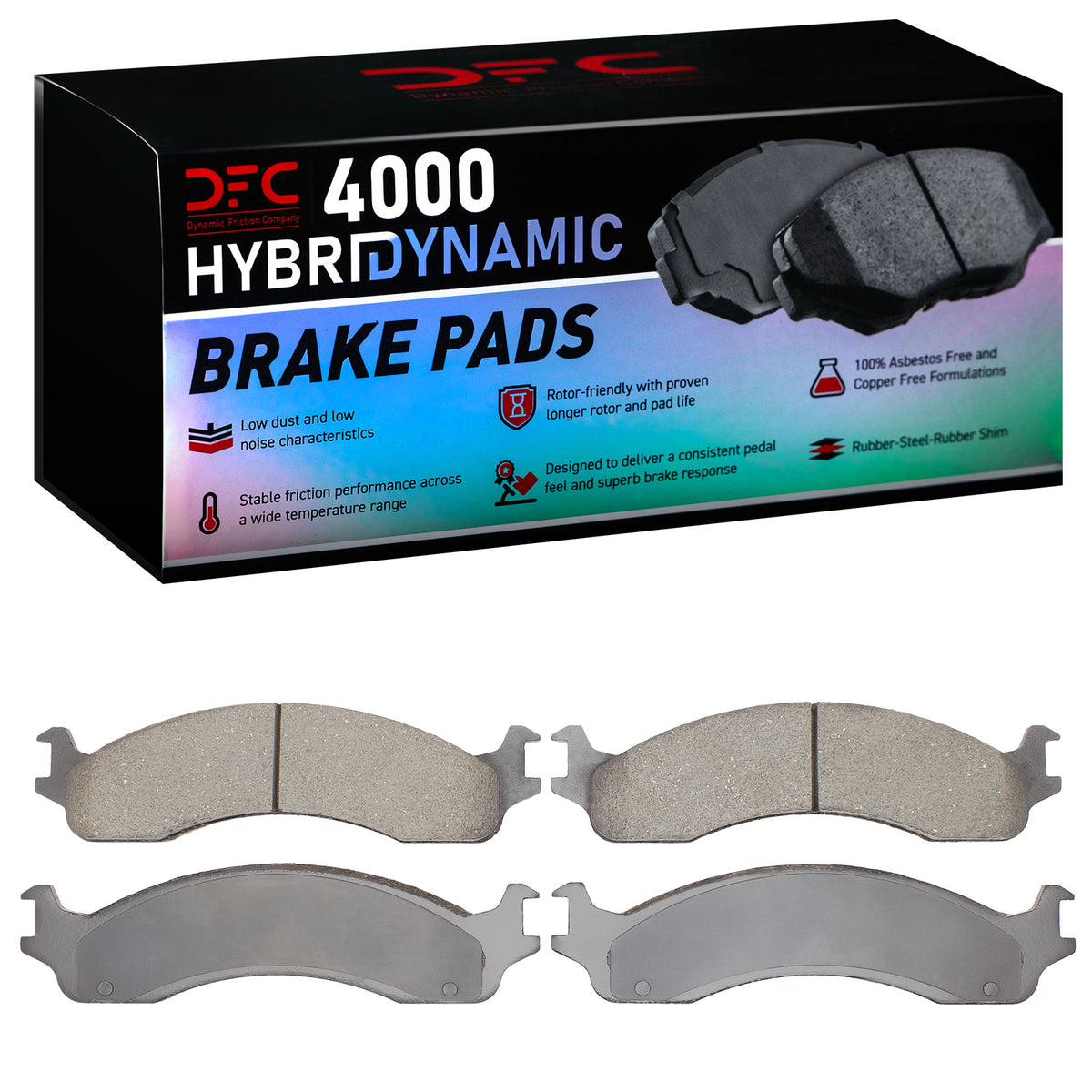 4000-0655-00 DFC 4000 HybriDynamic Brake Pads